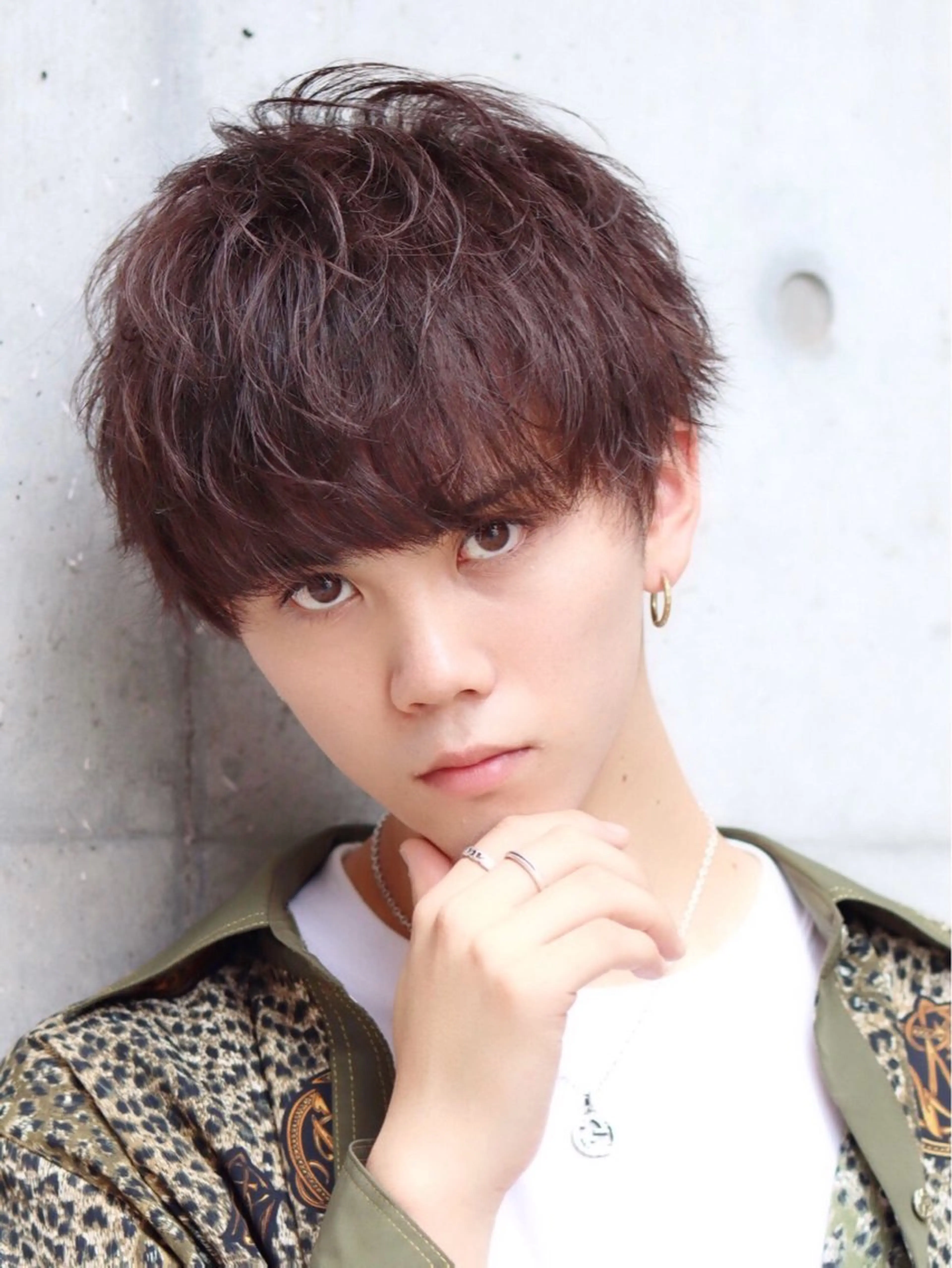 ショート カラー パーマ メンズ カット ヘアカラー ヘアセット ショートヘア🔥メン ズ特化パーマ/そめやのヘアスタイル