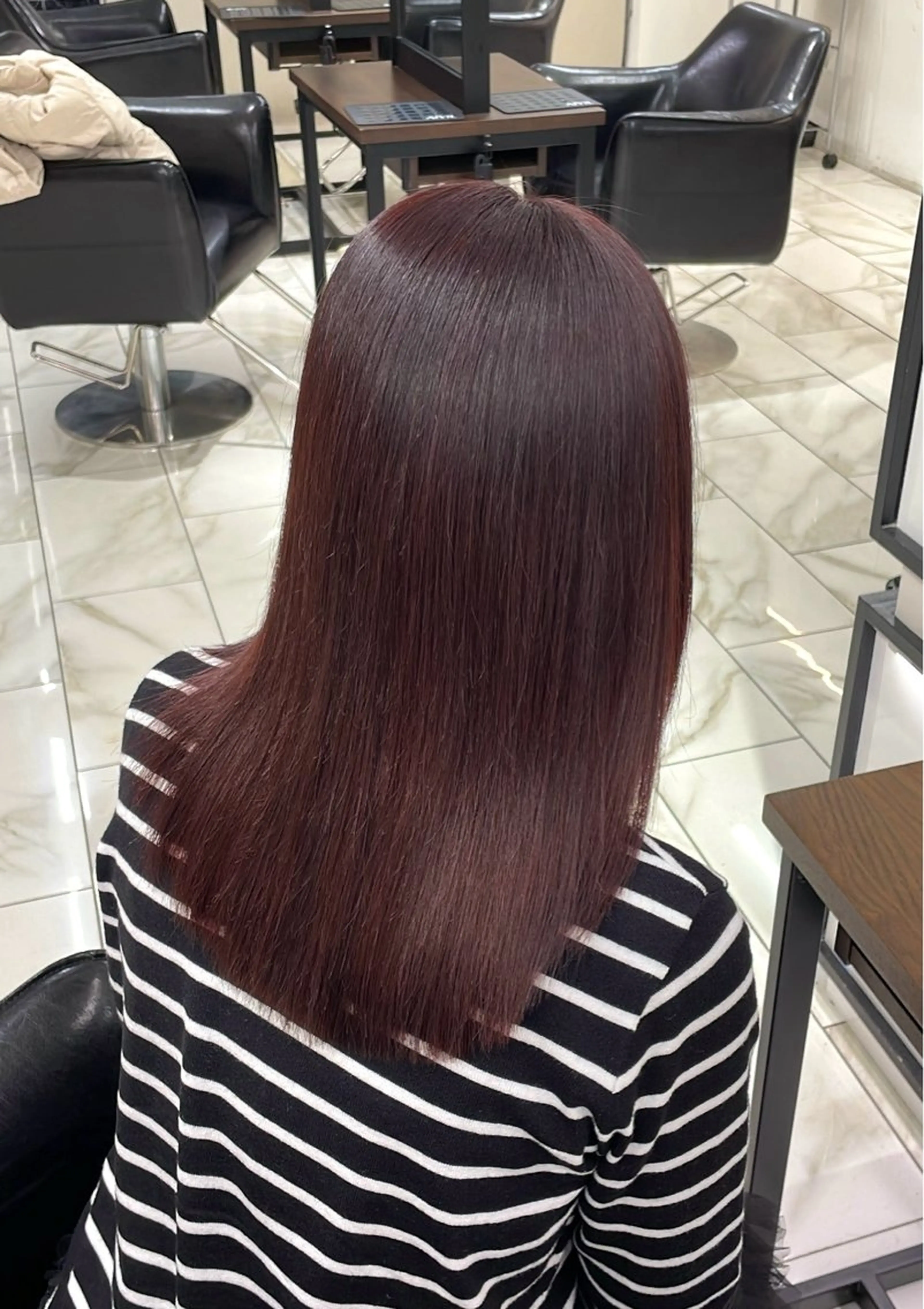 セミロング レビジュヘア 京都/桂のヘアスタイル