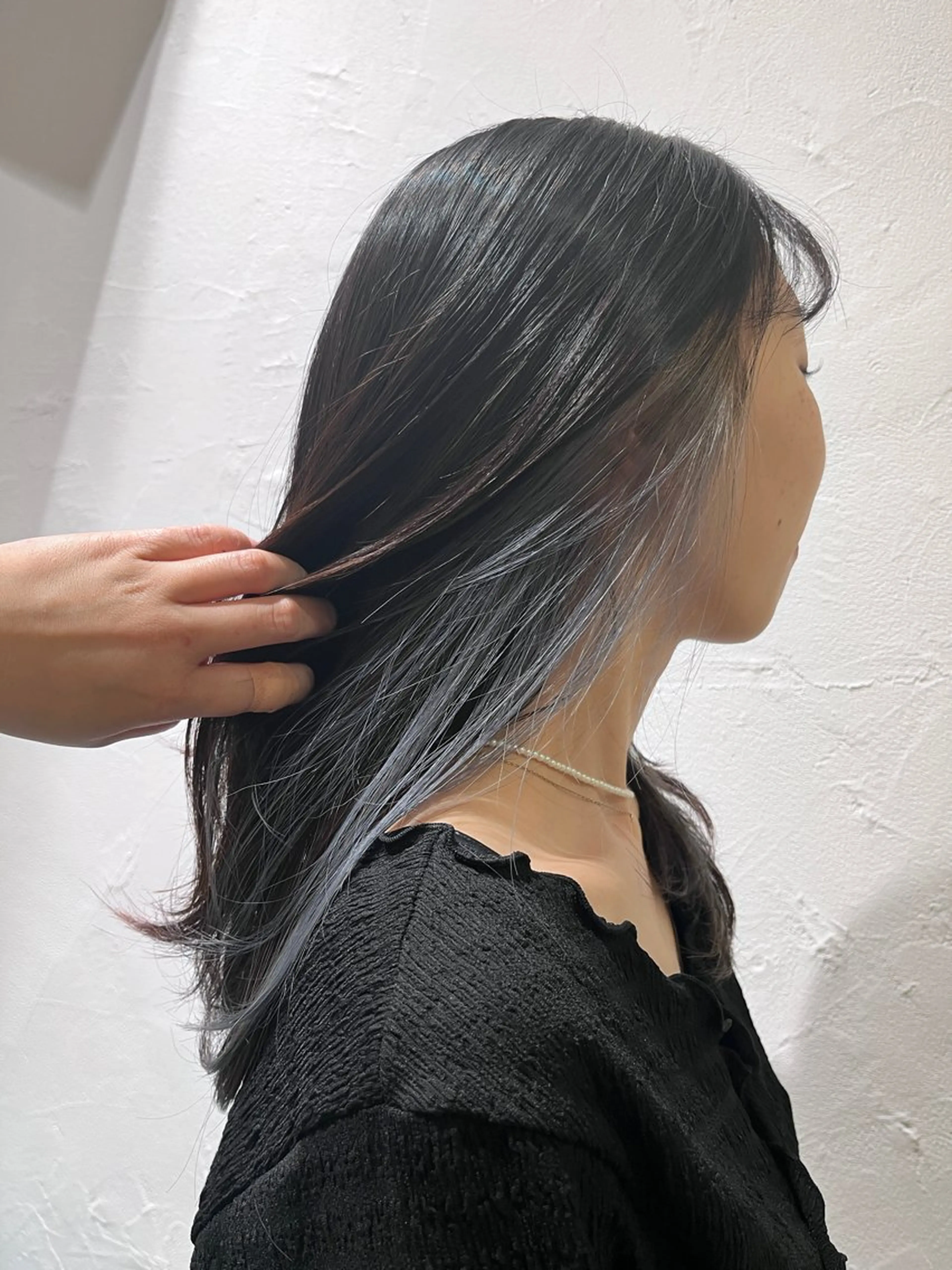 ロング カラー ブリーチ インナーカラー カット ヘアカラー トリートメント 美容室stadium 横田ジュンコのヘアスタイル
