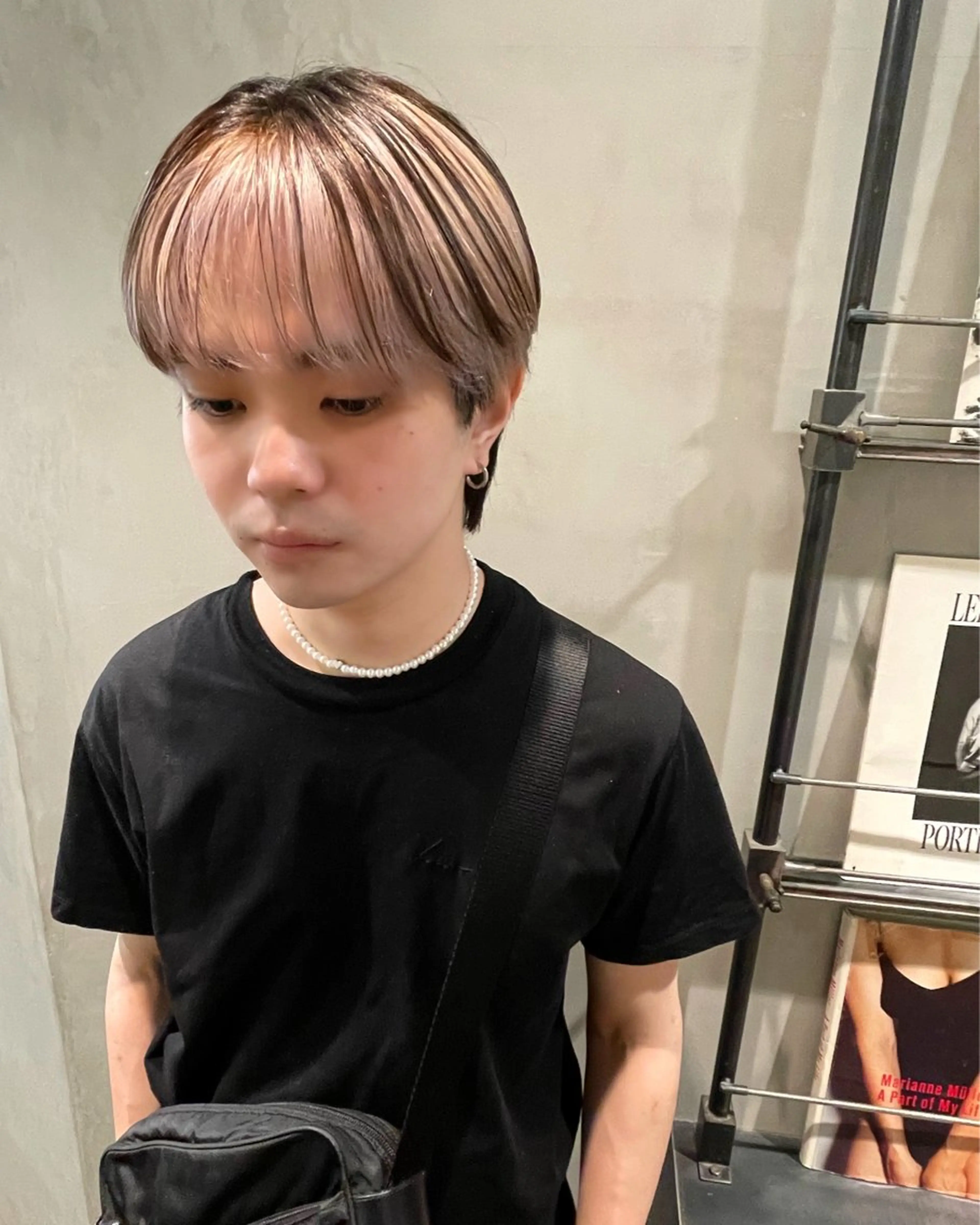 ショート カラー メンズ ヘアカラー トリートメント 優作 〜圧倒的信頼〜のヘアスタイル