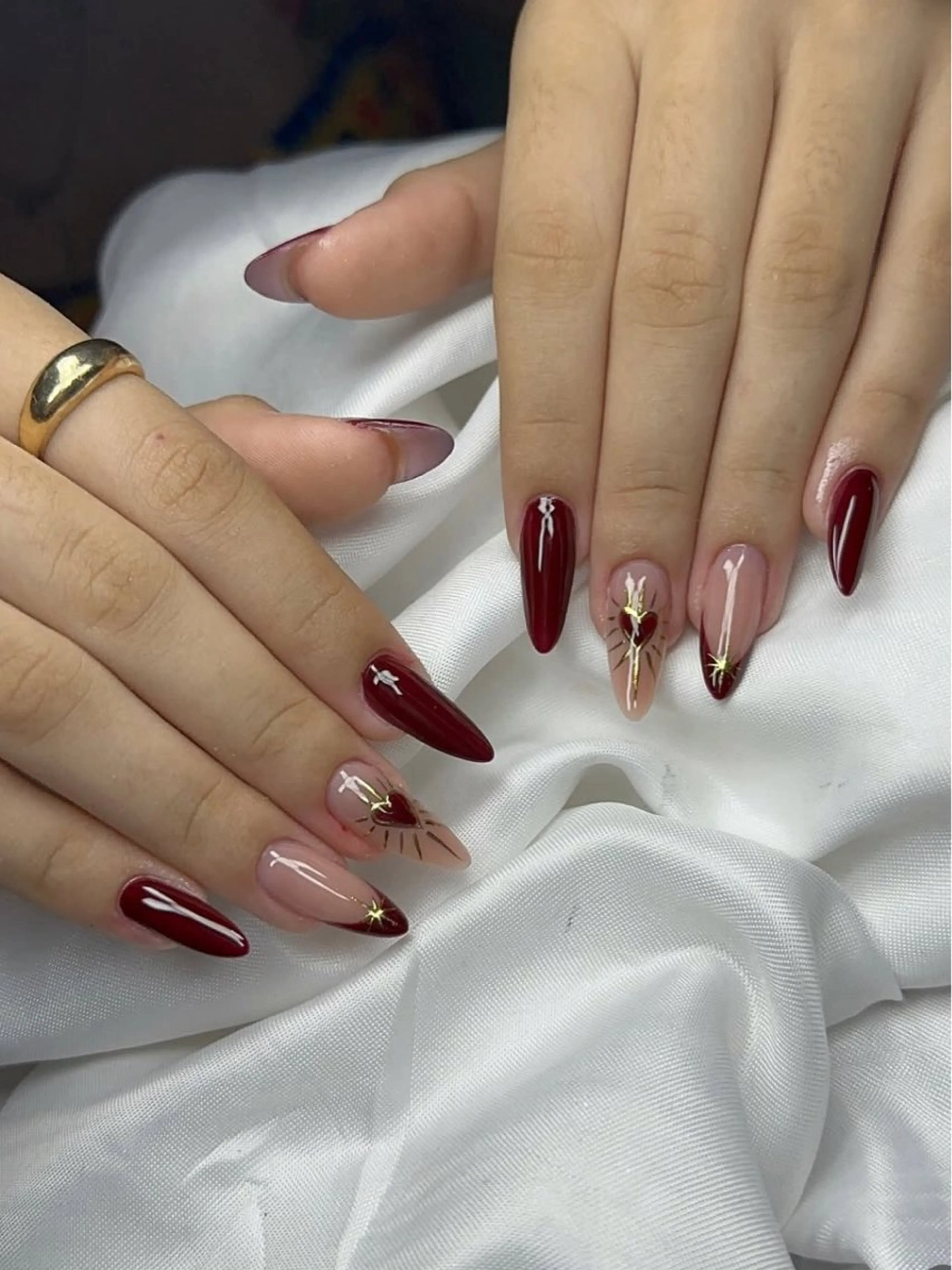 ネイル アートネイル ジェルネイル グラデーション マグネットネイル ニュアンスネイル ハンドネイル Ryu Nail Studio所属・Ryu nail studioのネイルデザイン