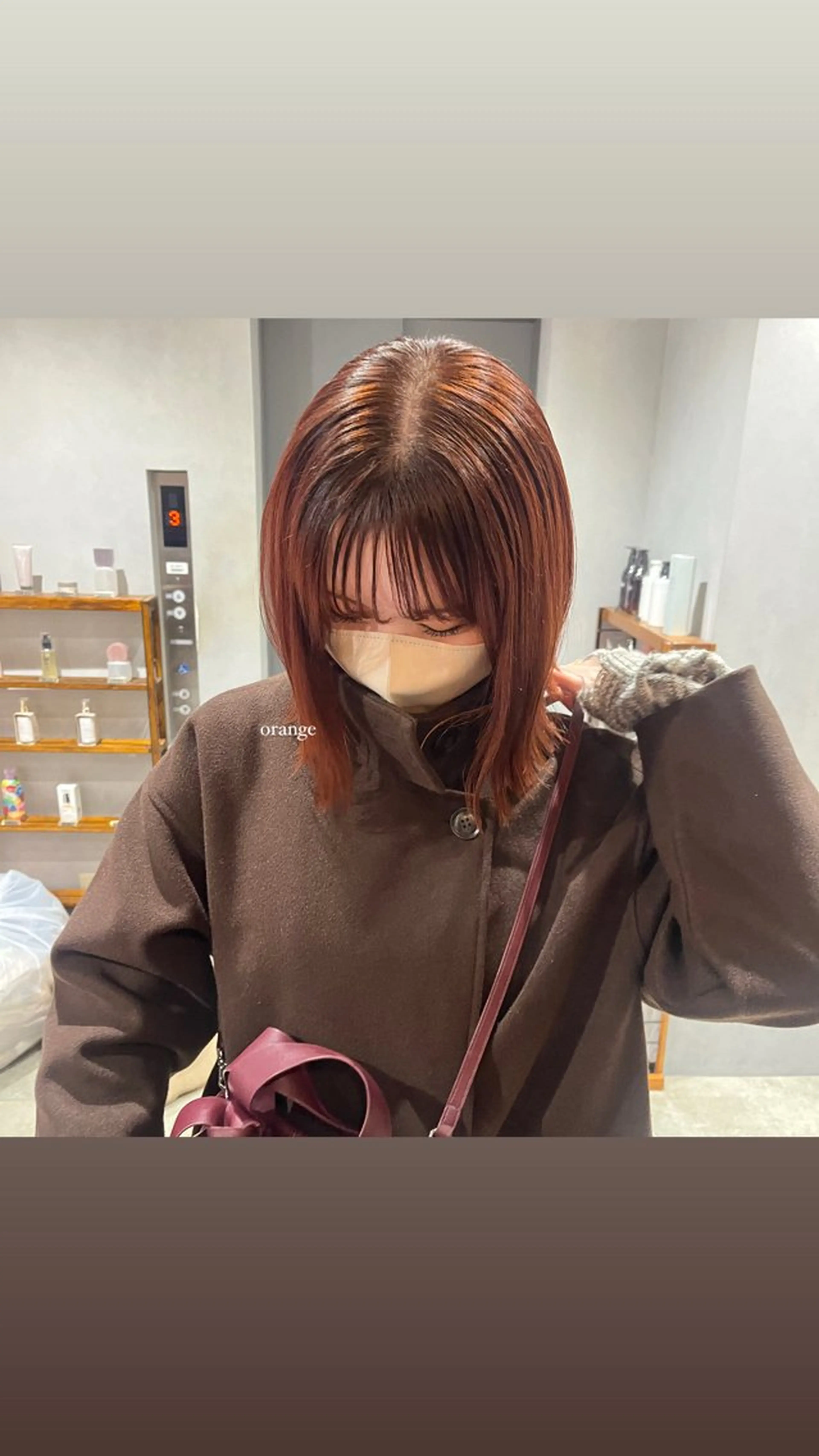 ミディアム ヘアカラー saki‪🌱‬♡ /ボブ/透明感カラーのヘアスタイル