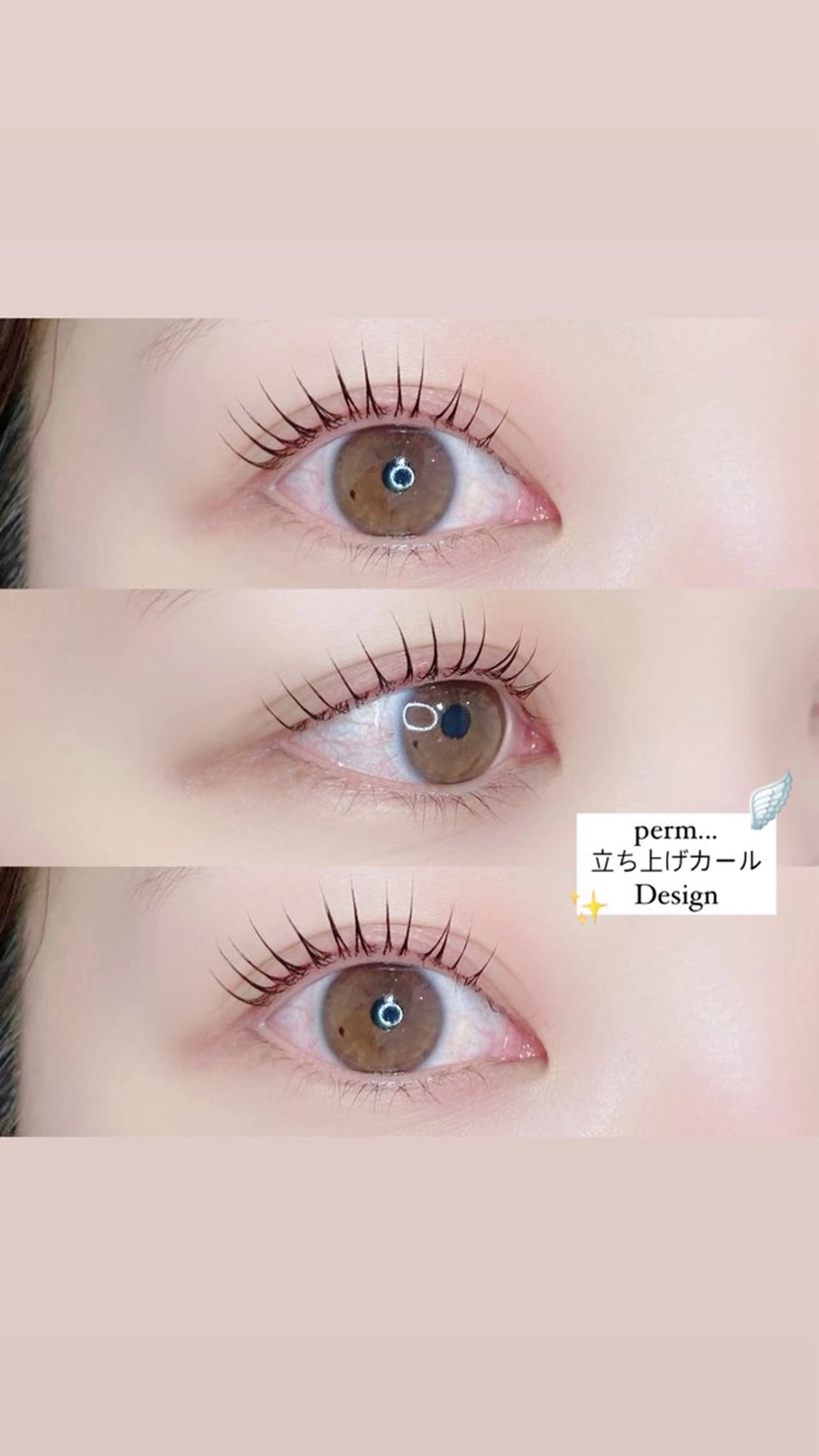 マツエク・マツパ Cカール パリジェンヌラッシュリフト miiia lashのマツエク・マツパデザイン