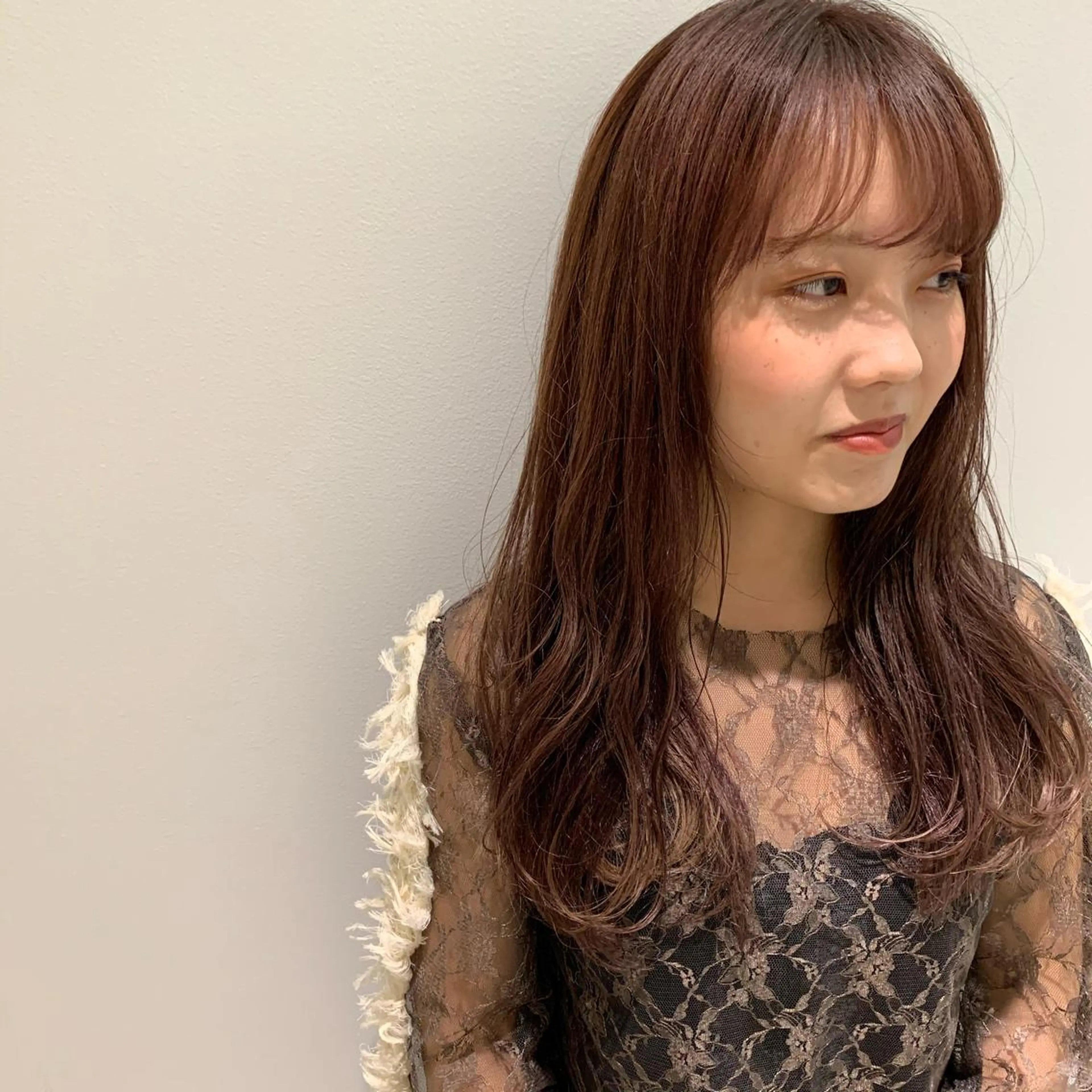 ロング カラー ピンクカラー MASHU所属・鳥越 一希のヘアスタイル