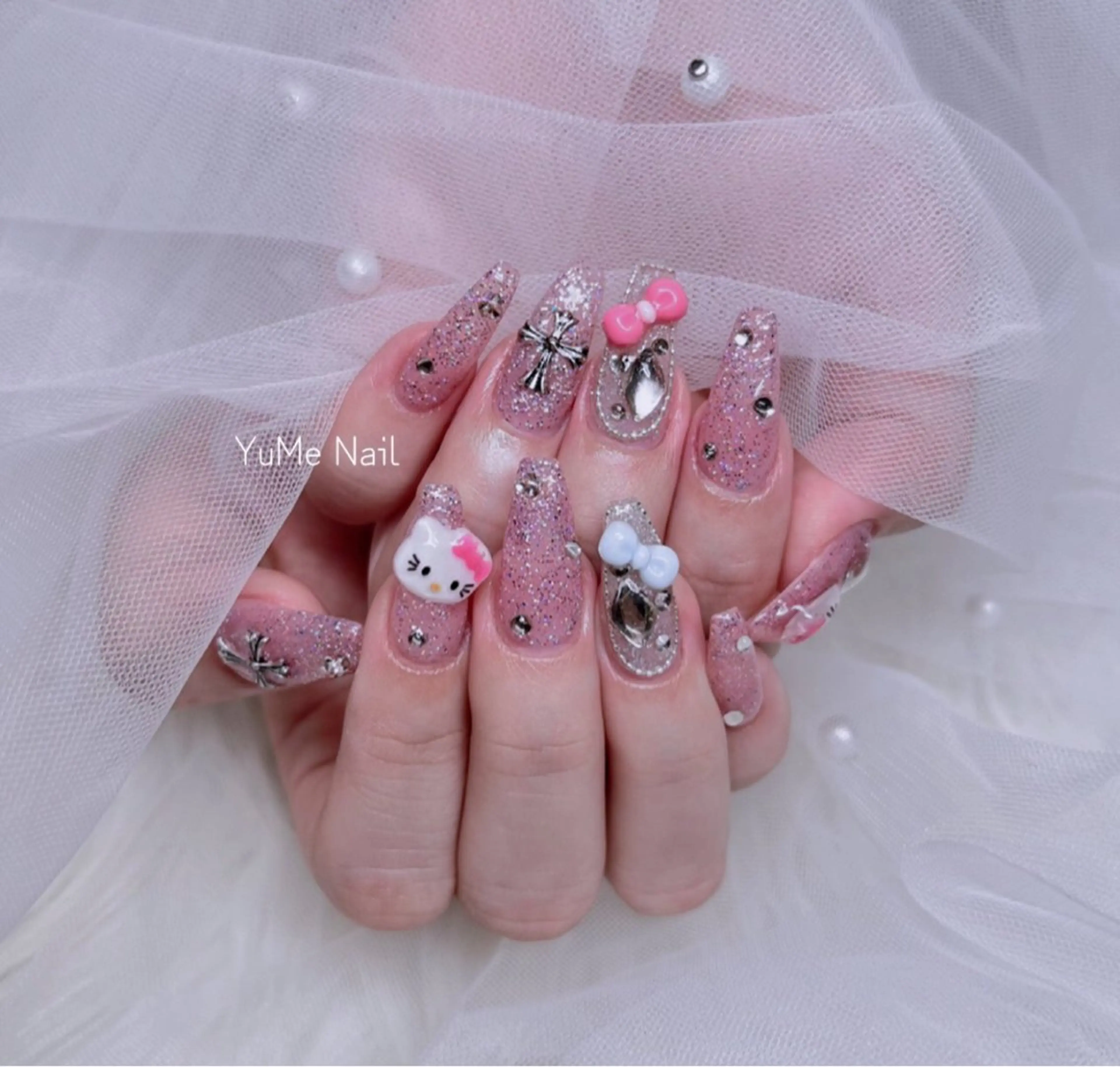 ミディアム YUME NailBeautyのネイルデザイン