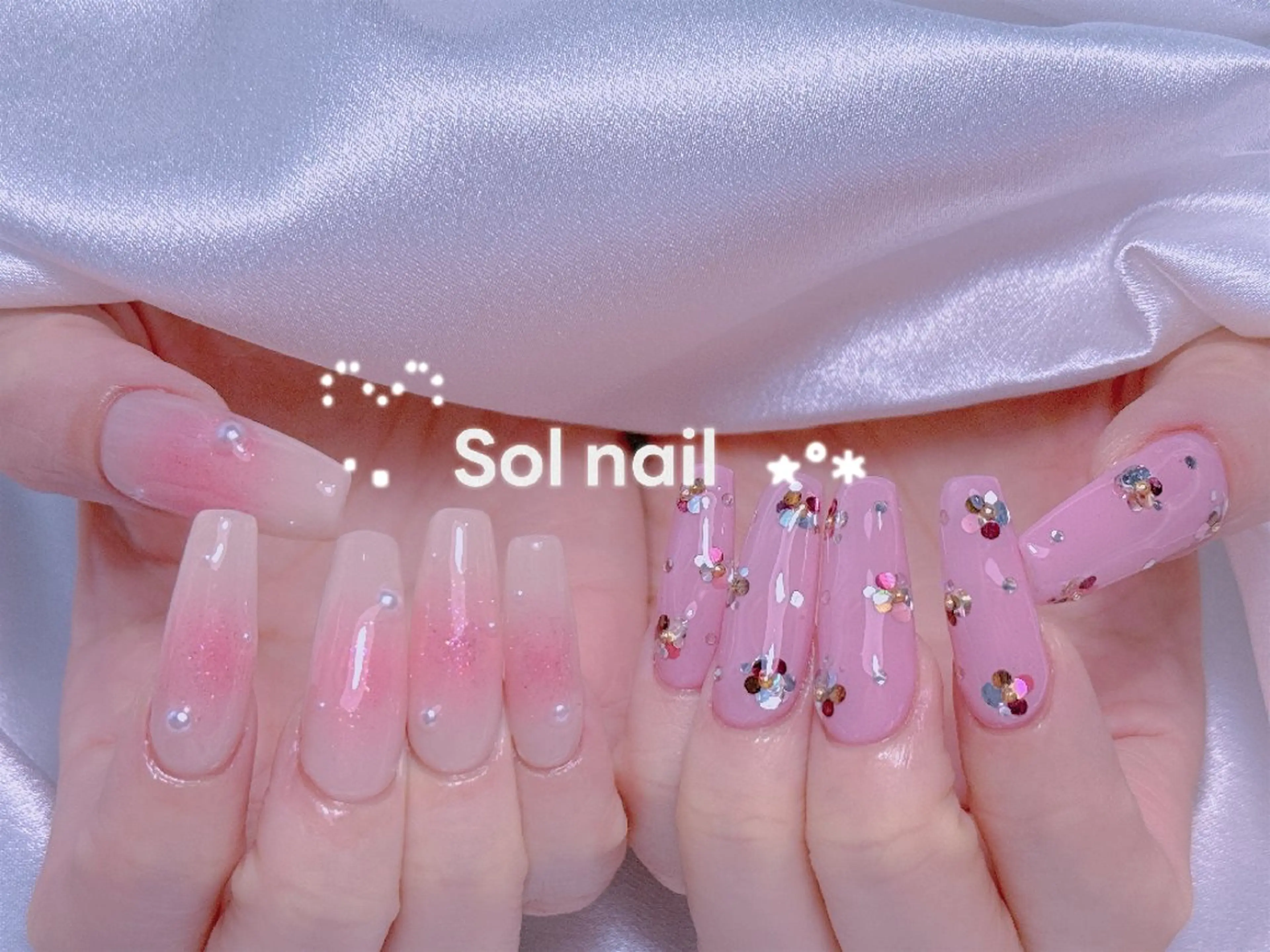 ネイル ハンドネイル ハンドケア Sol Nail ミネのネイルデザイン