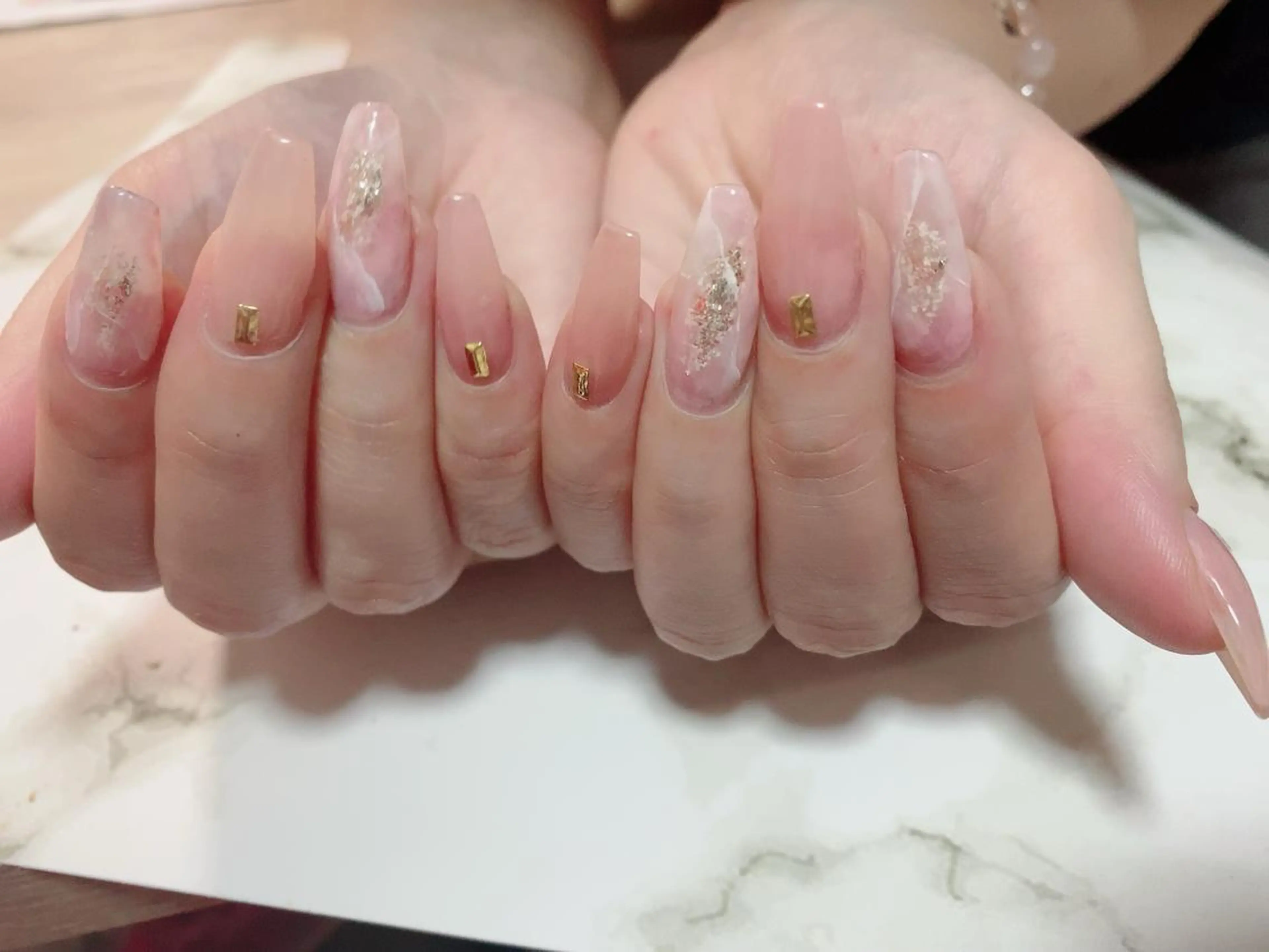 セミロング ネイル ✴︎ Delightのネイルデザイン