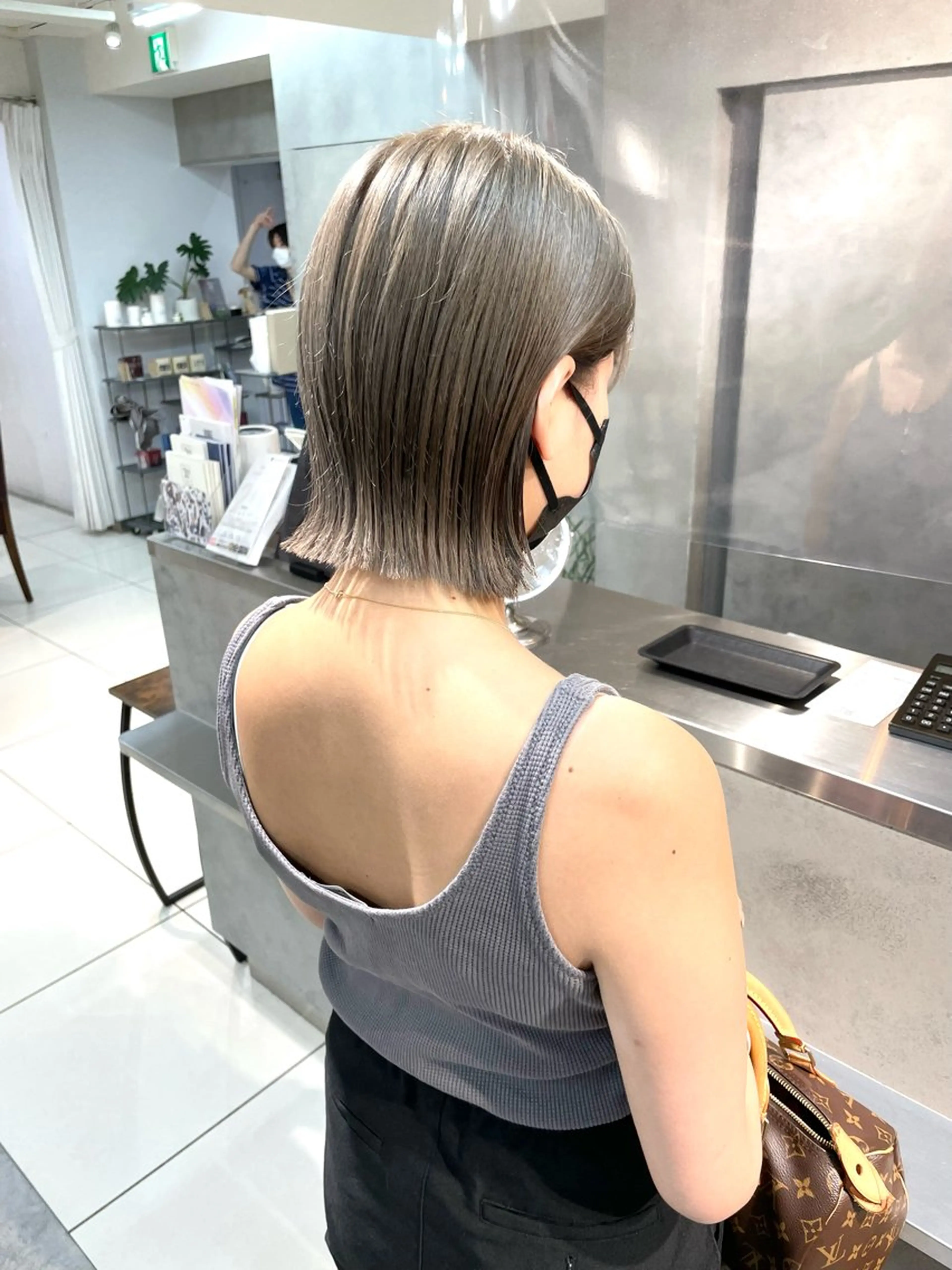 ミディアム くびれボブレイヤー 渋谷/kougaのヘアスタイル