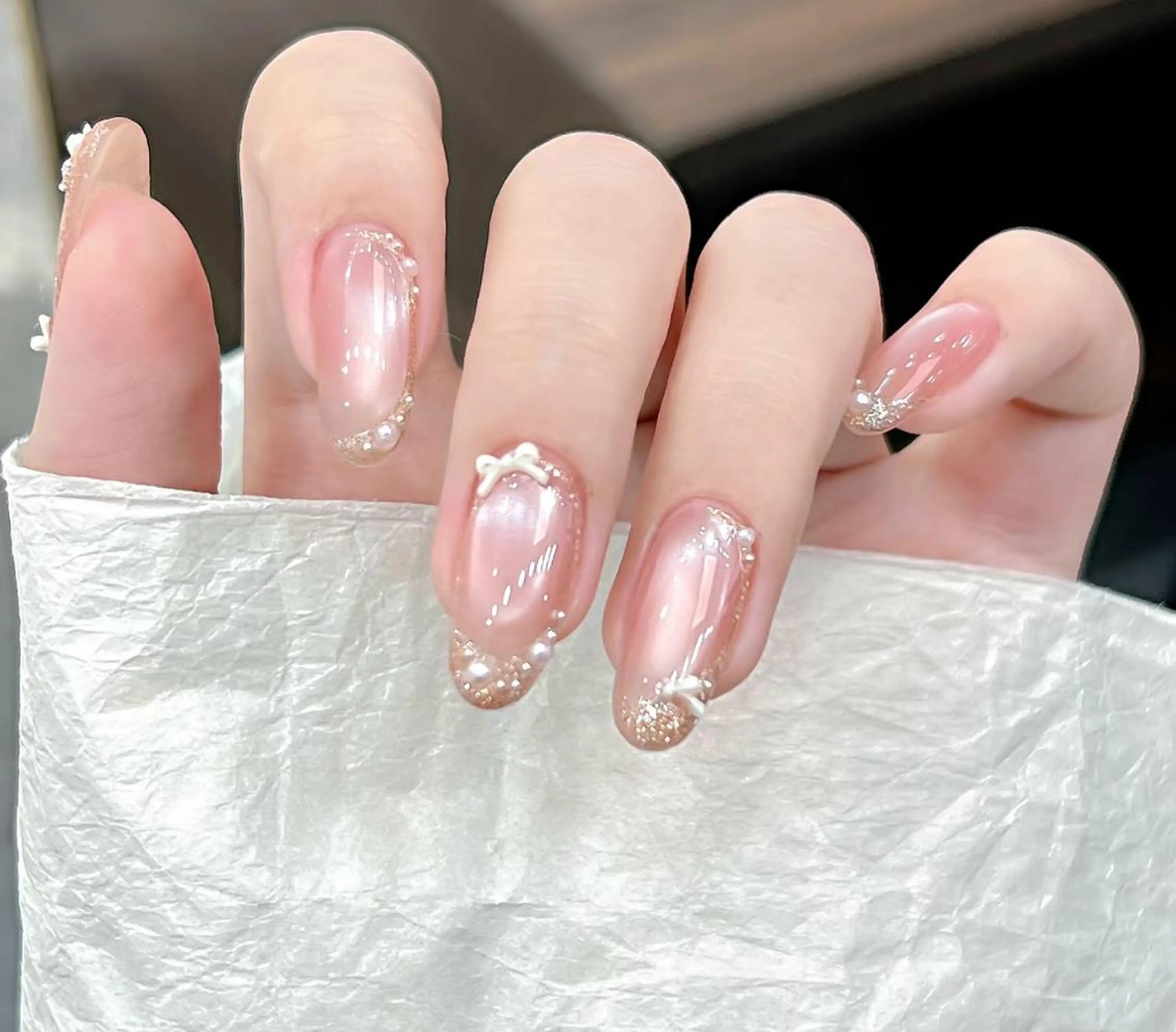キッズ ハンドネイル ハンドケア 🍑 momo_nailのネイルデザイン