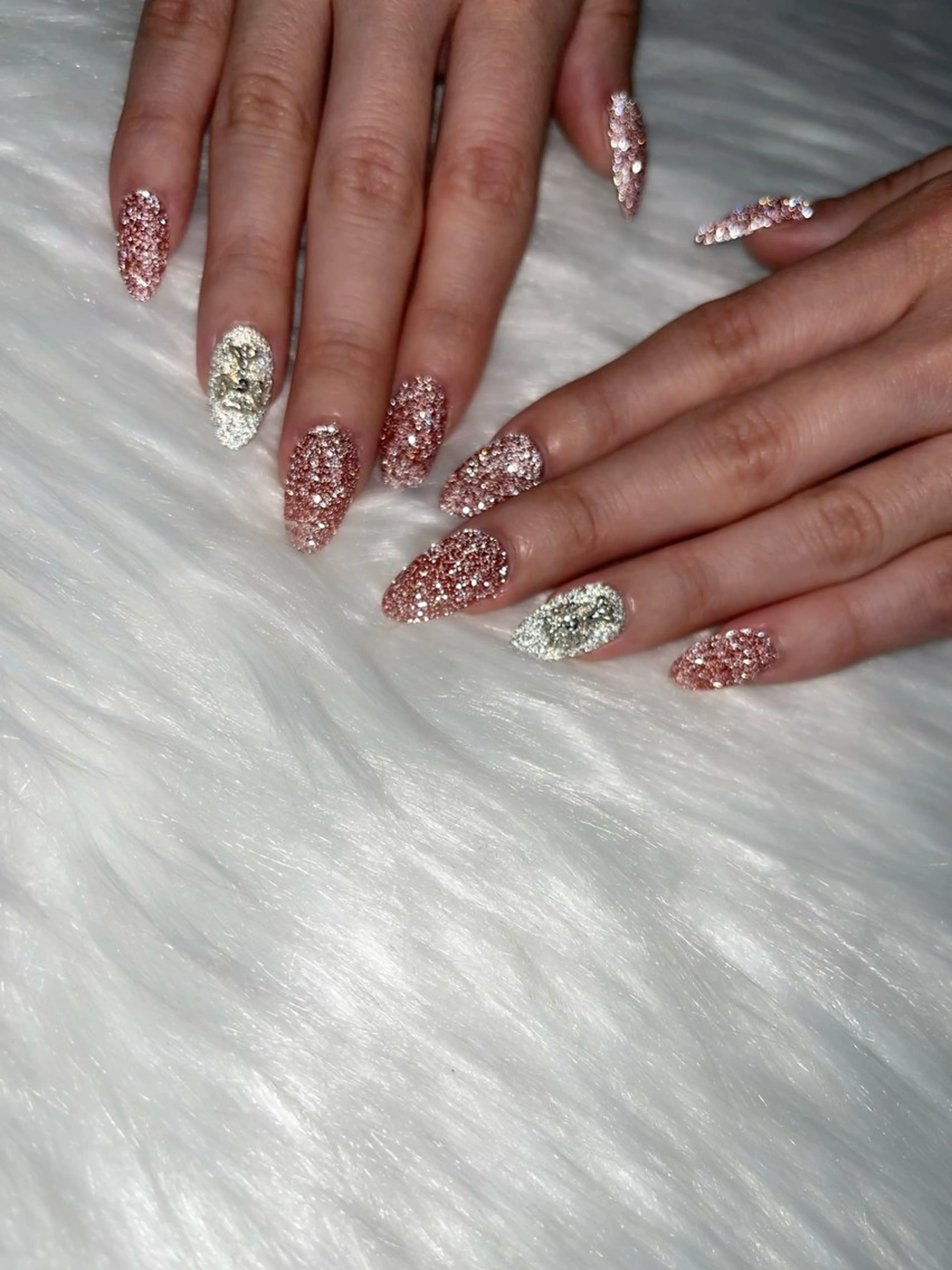 強度☆☆☆フラッシュネイル長さ出し10本の写真