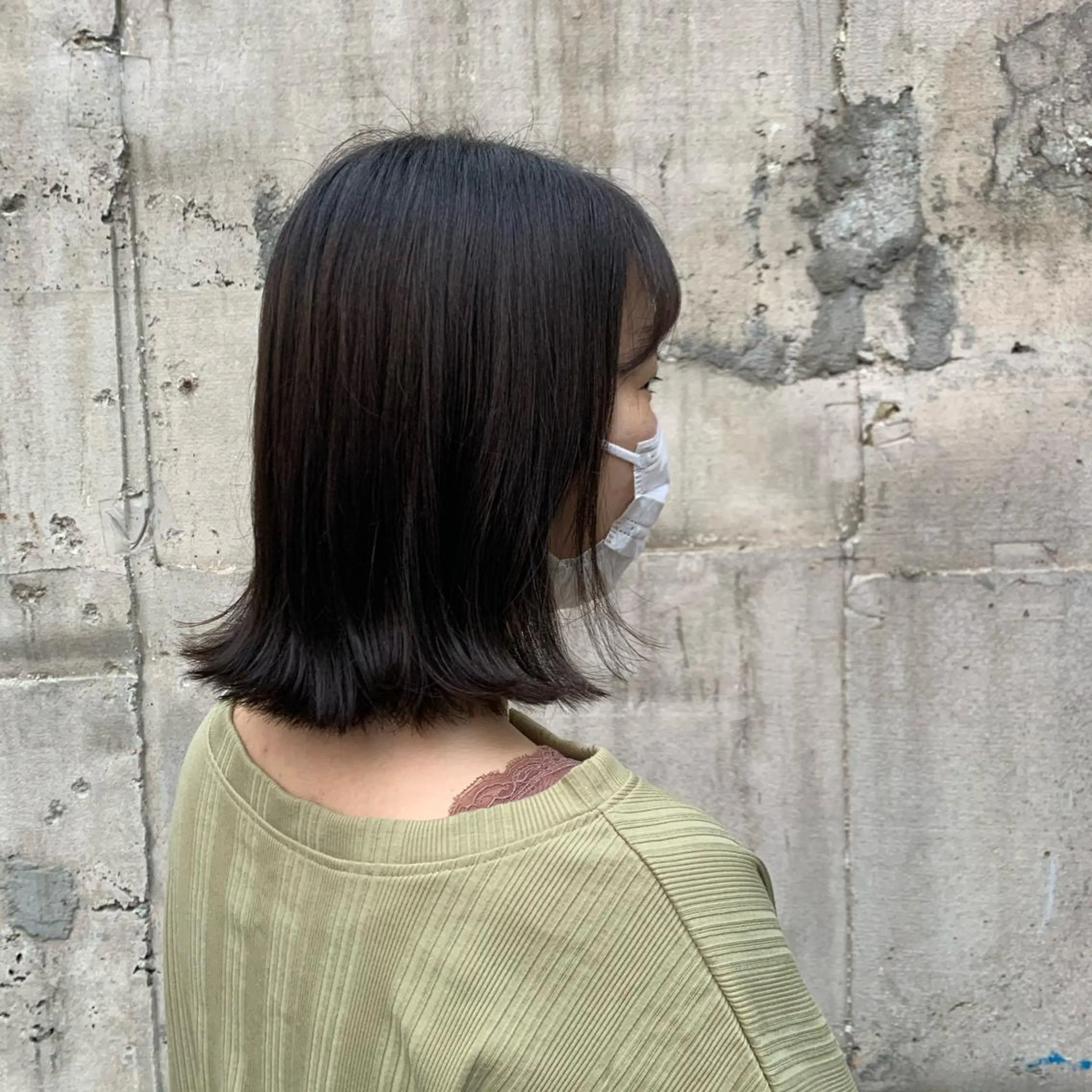 ミディアム 外ハネヘア 韓国🇰🇷髪質改善 Chisaki치사키のヘアスタイル