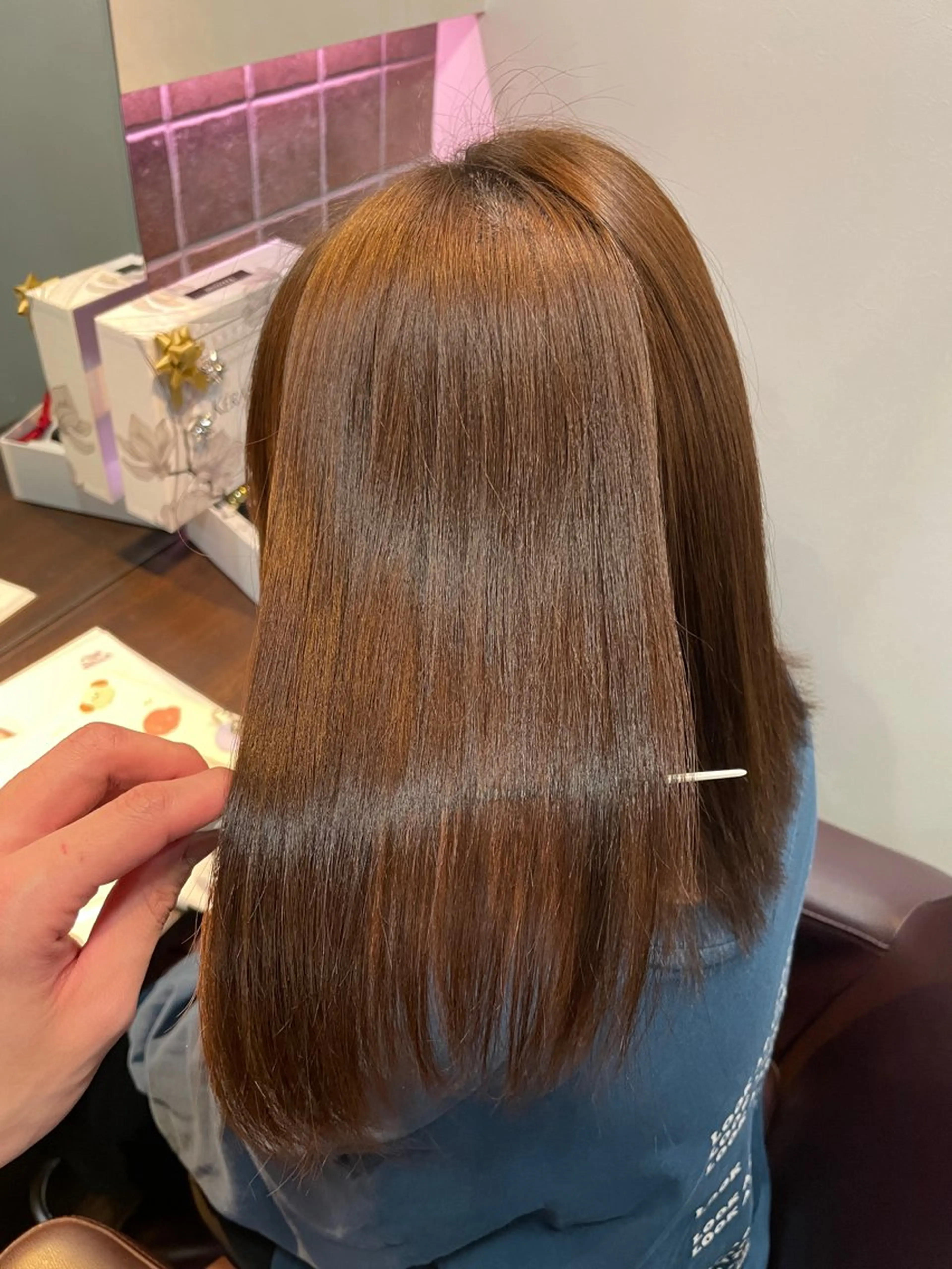 ミディアム 髪質改善 阿部 祥大のヘアスタイル