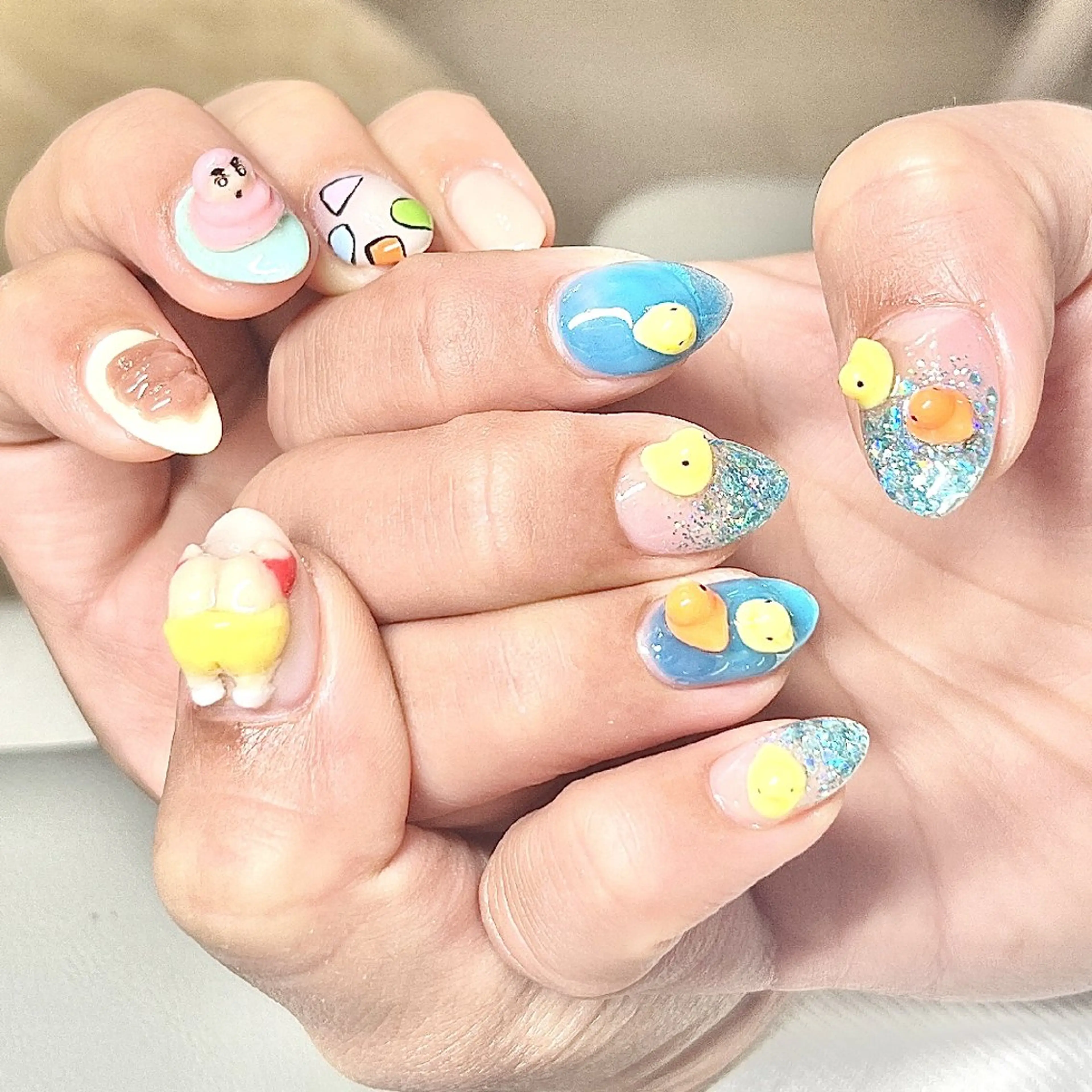 ネイル ハンドネイル nail poppo フィルイン推奨🕊️のネイルデザイン