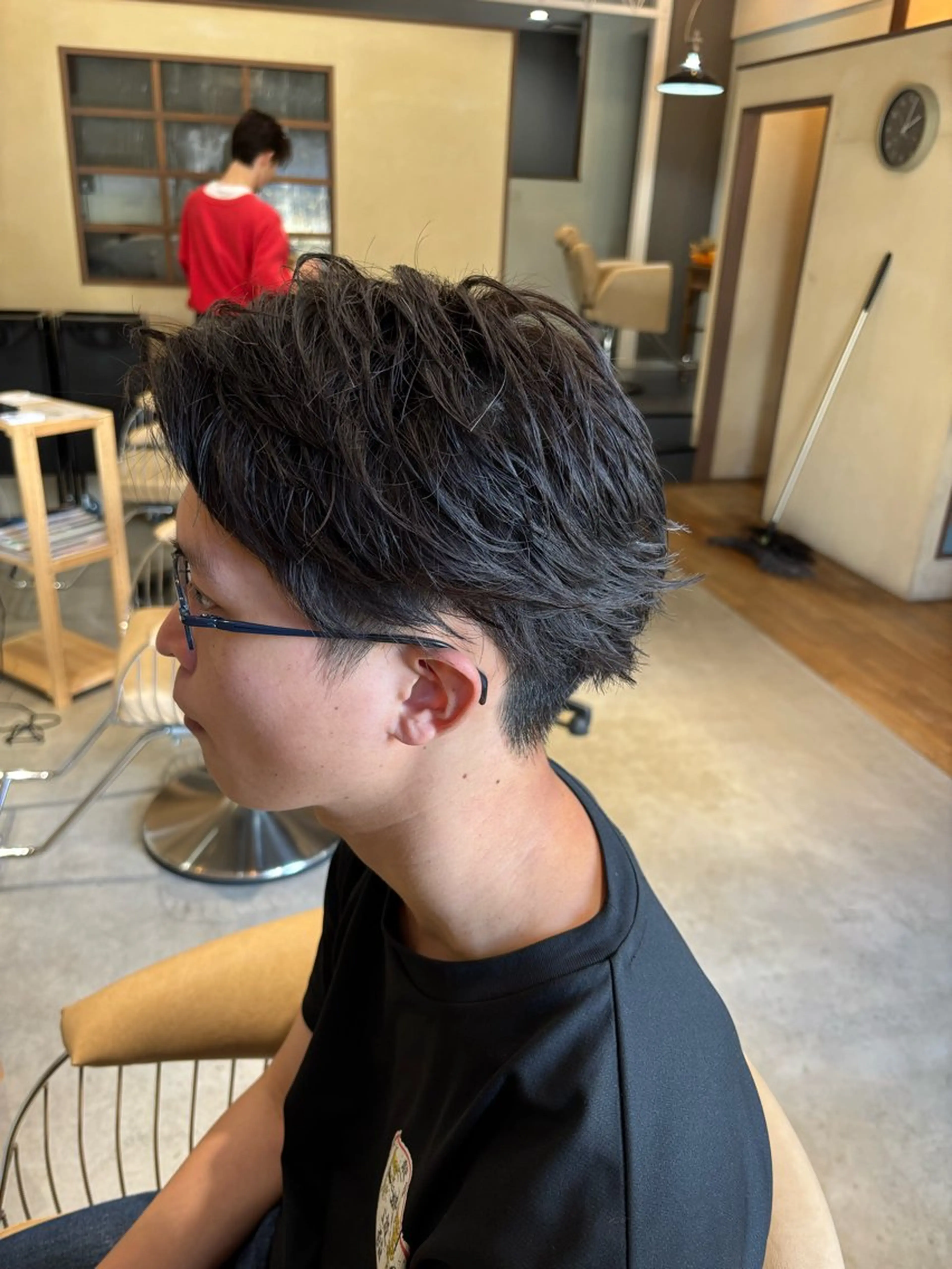 ショート メンズ カット パーマ 鹿児島 TSUBASAのヘアスタイル