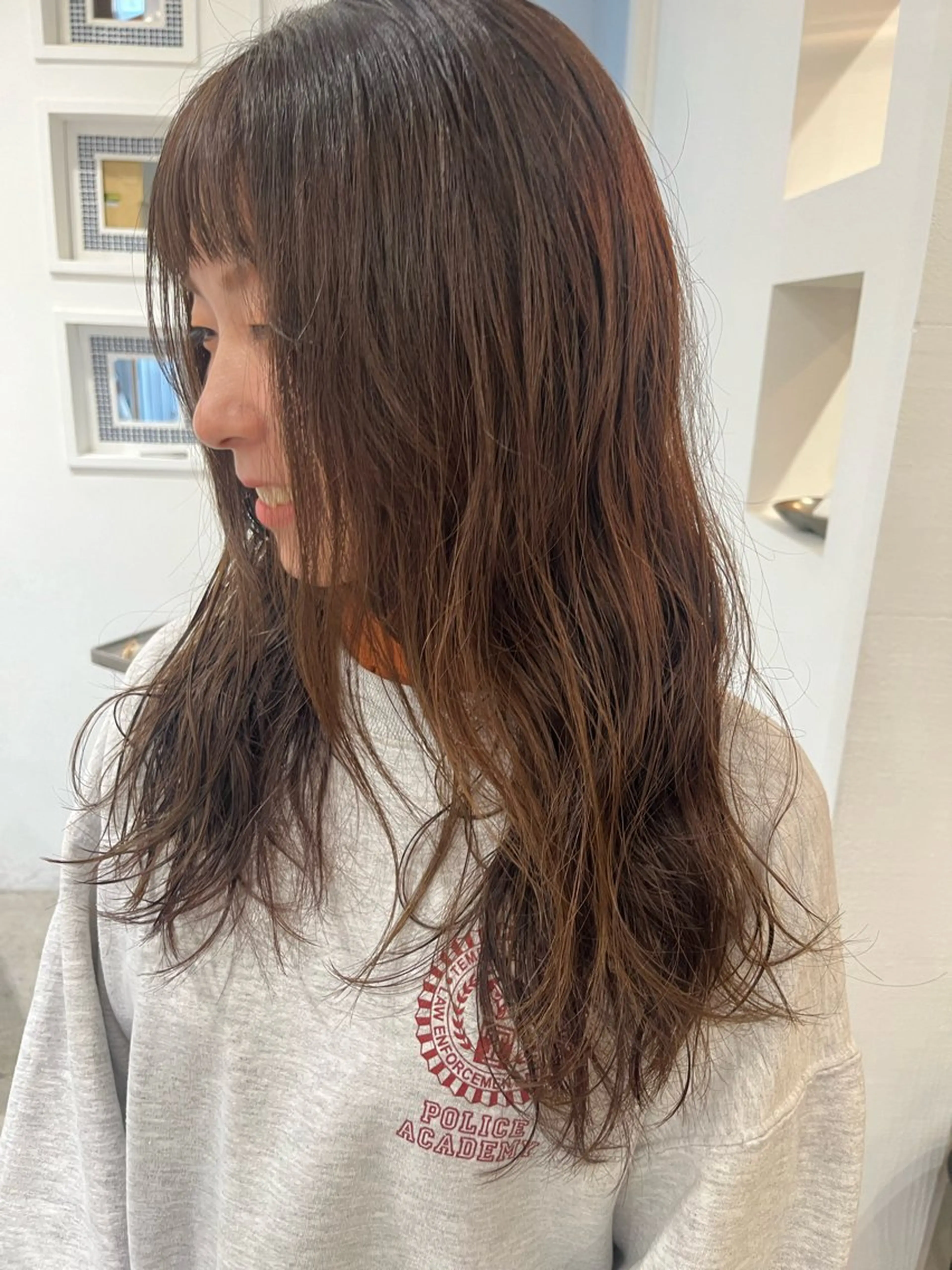 ロング トリートメント カット ヘアカラー トリートメント 無料カットモデル‪✨ ✂️Nanami🌷のヘアスタイル