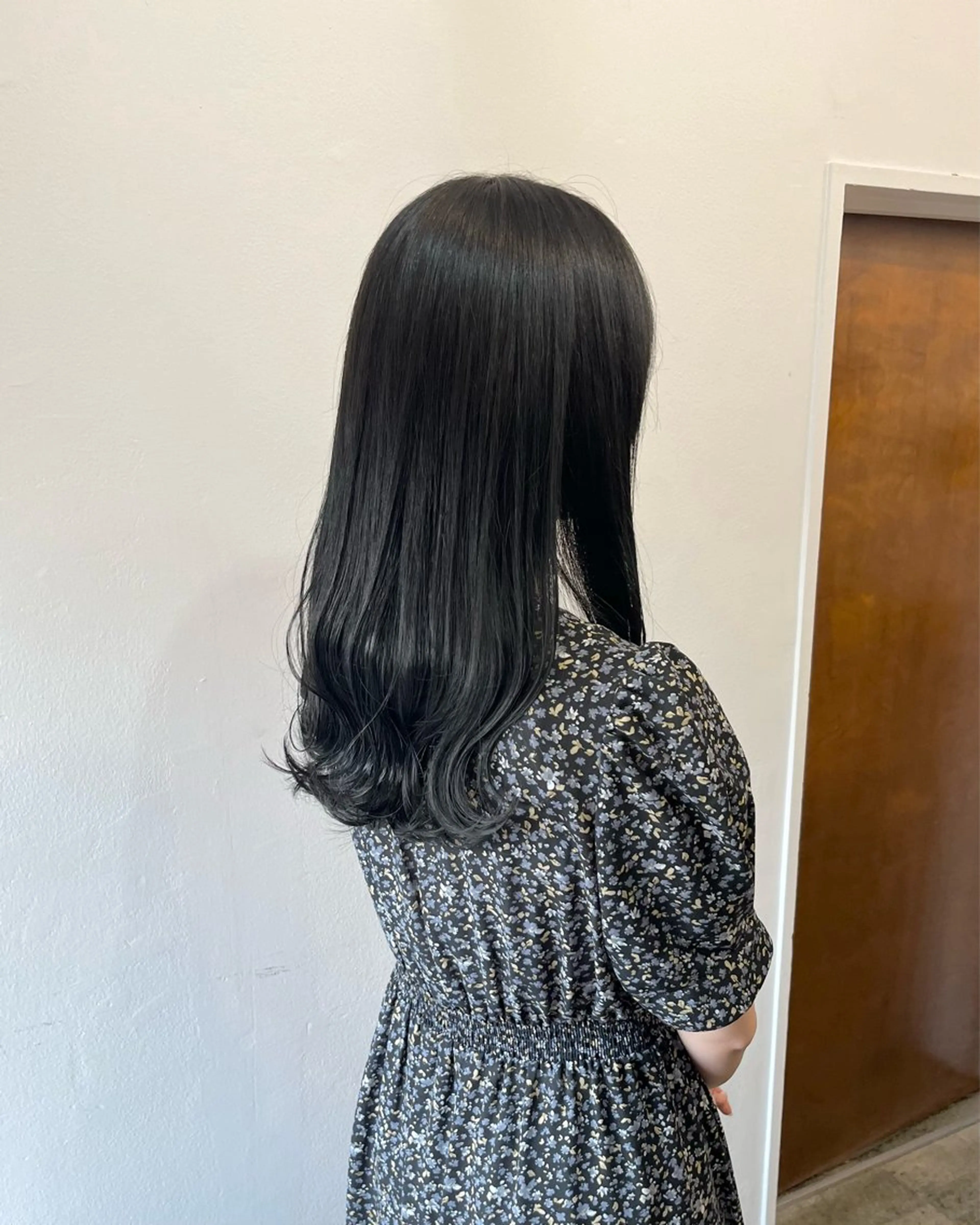 ロング カラー カット ヘアカラー 暗髪とオリーブ🌿 渡辺拓人のヘアスタイル