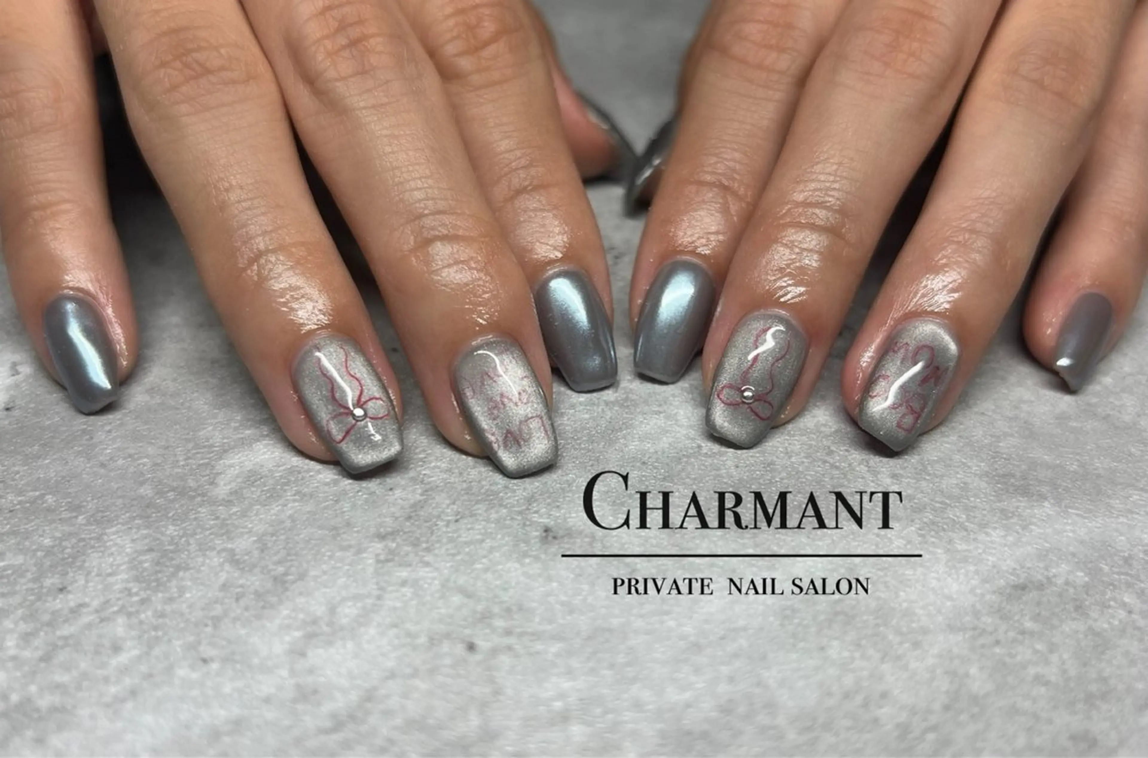 ネイル ハンドネイル Minako 【Charmant】のネイルデザイン