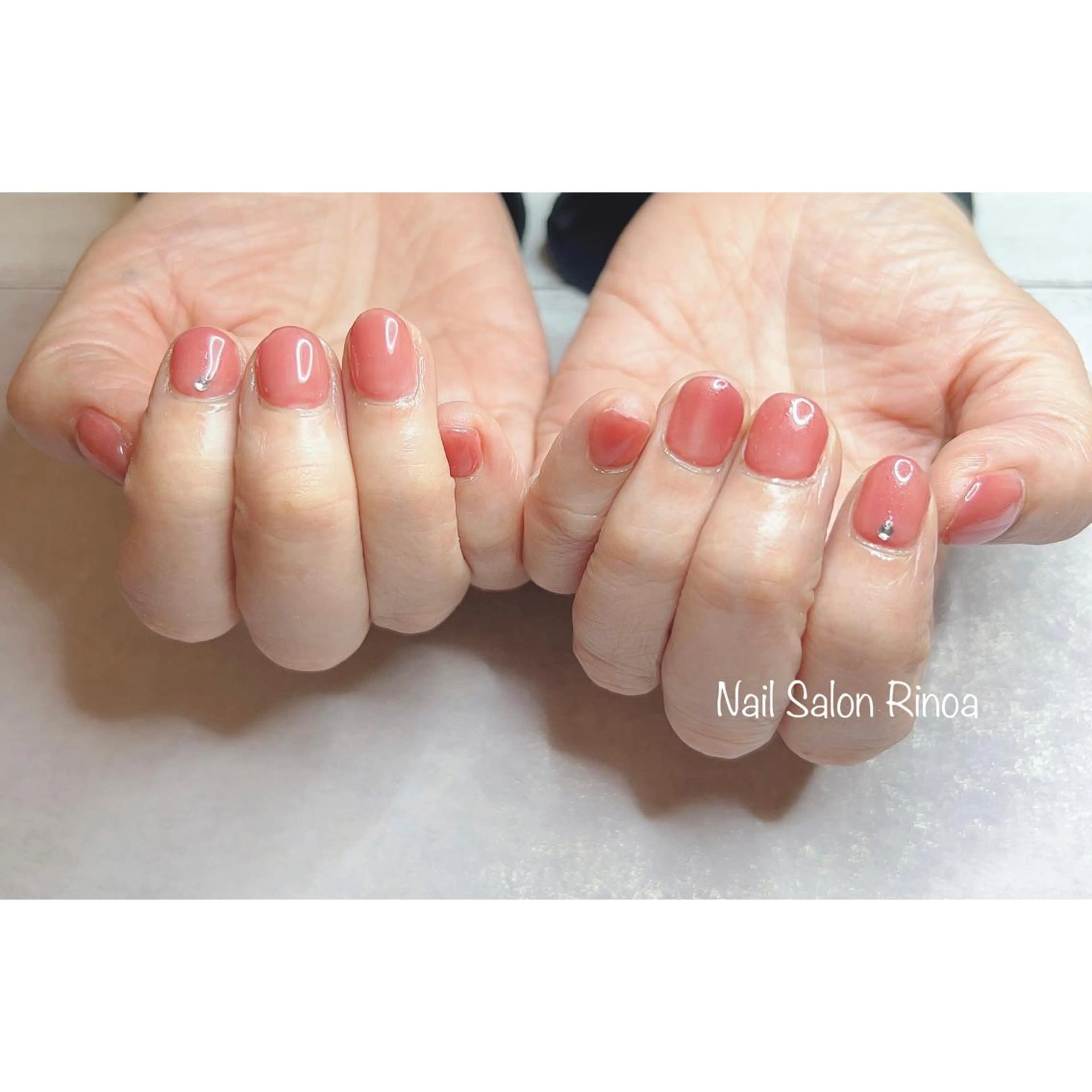ネイル ストーンネイル Nail Salon Rinoaのネイルデザイン