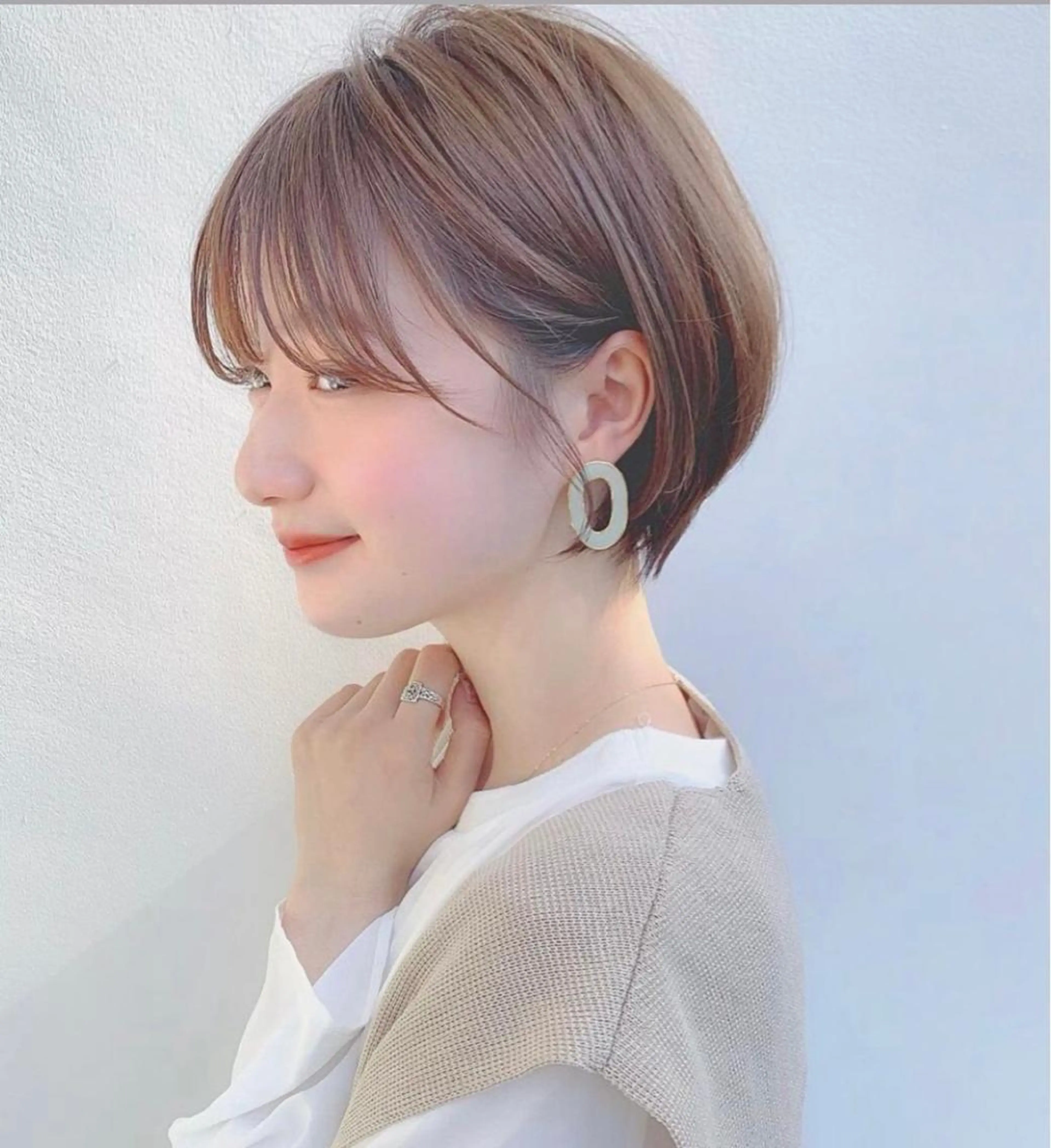 ショート 🥀似合わせ🥀 柔らかカラー・タイトのヘアスタイル