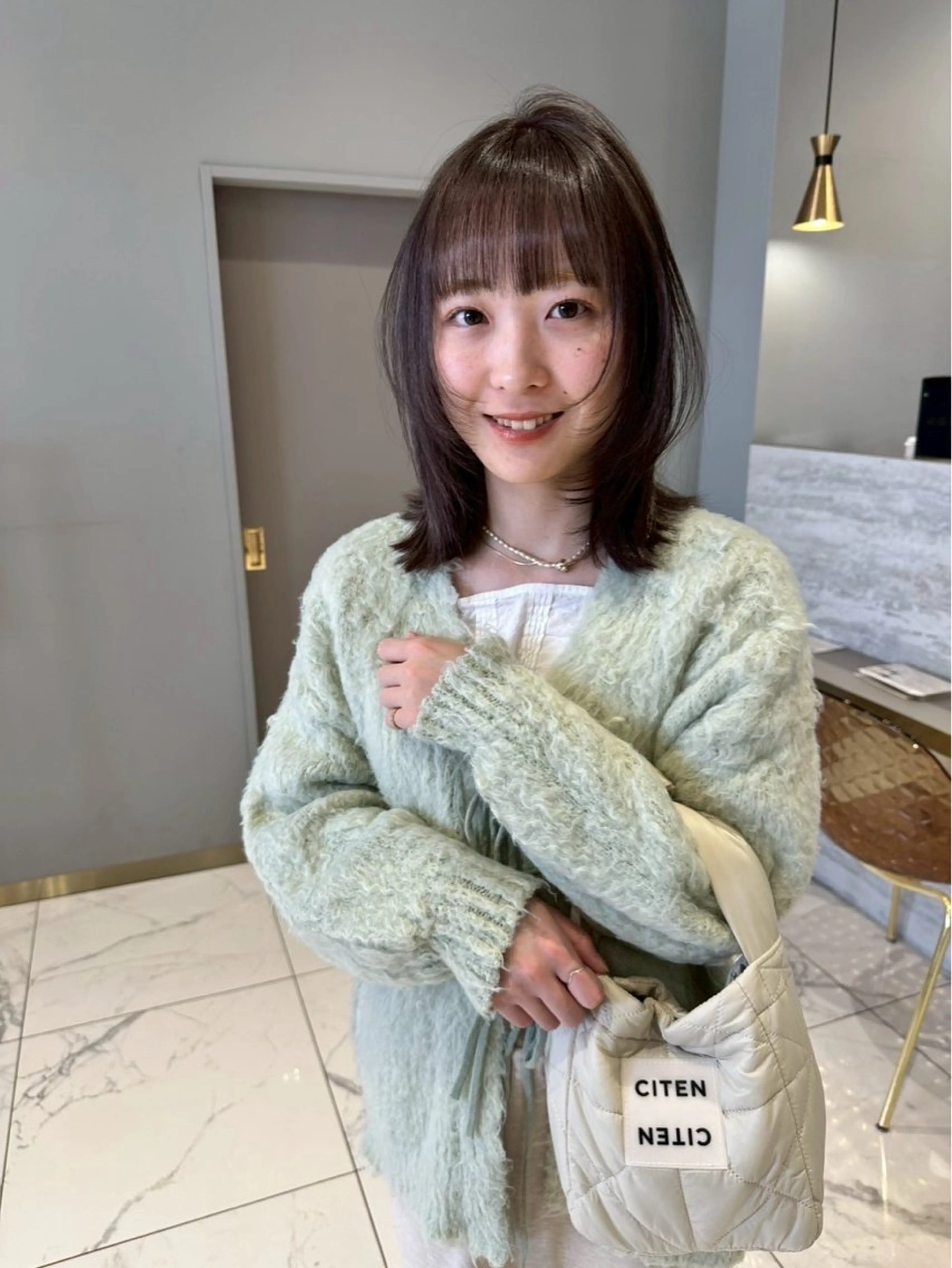 カラー 松田 望愛/透明感カラーのヘアスタイル