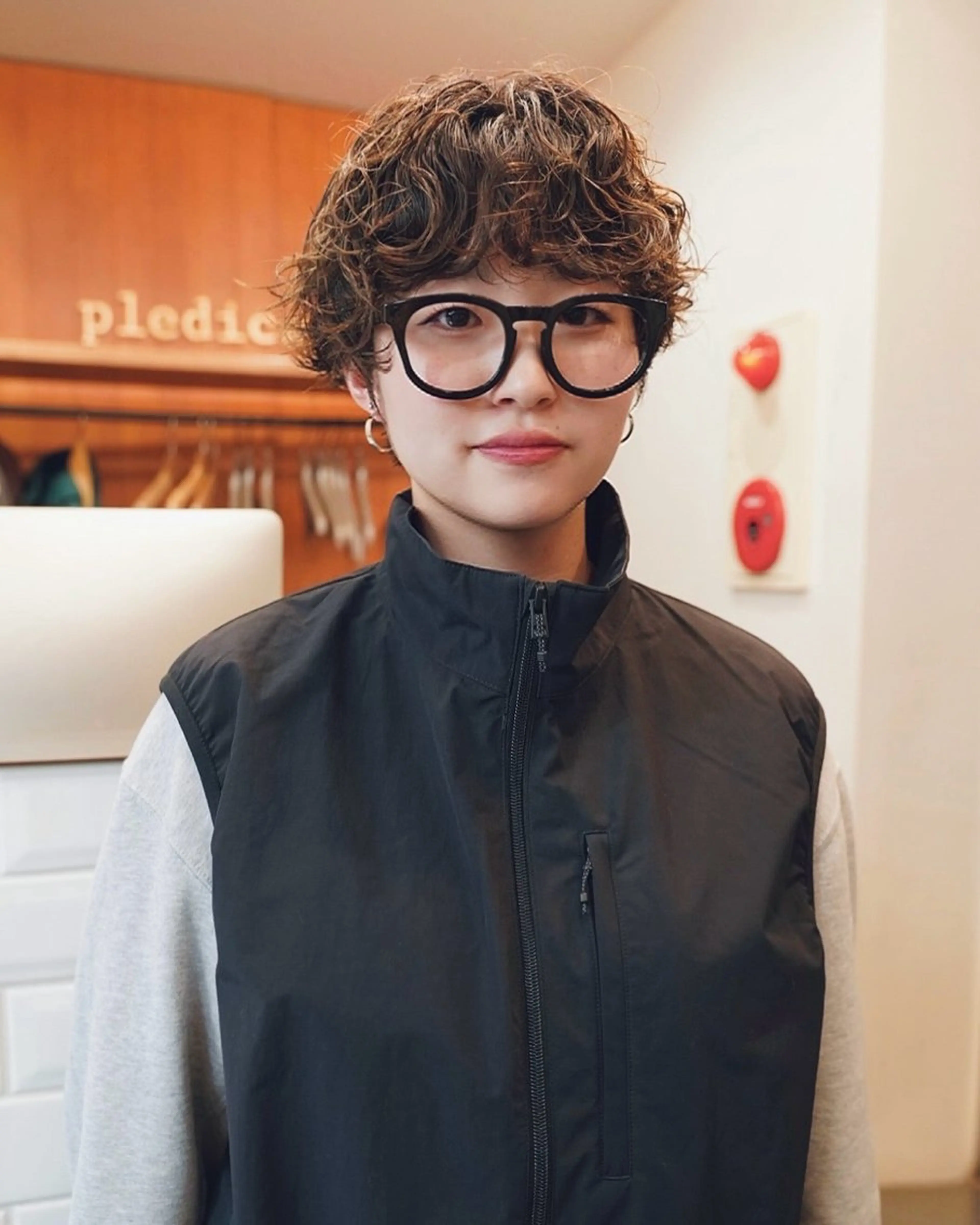 ショート パーマ ショートヘア ヒカル/ミディアム パーマ/ロングパーマのヘアスタイル