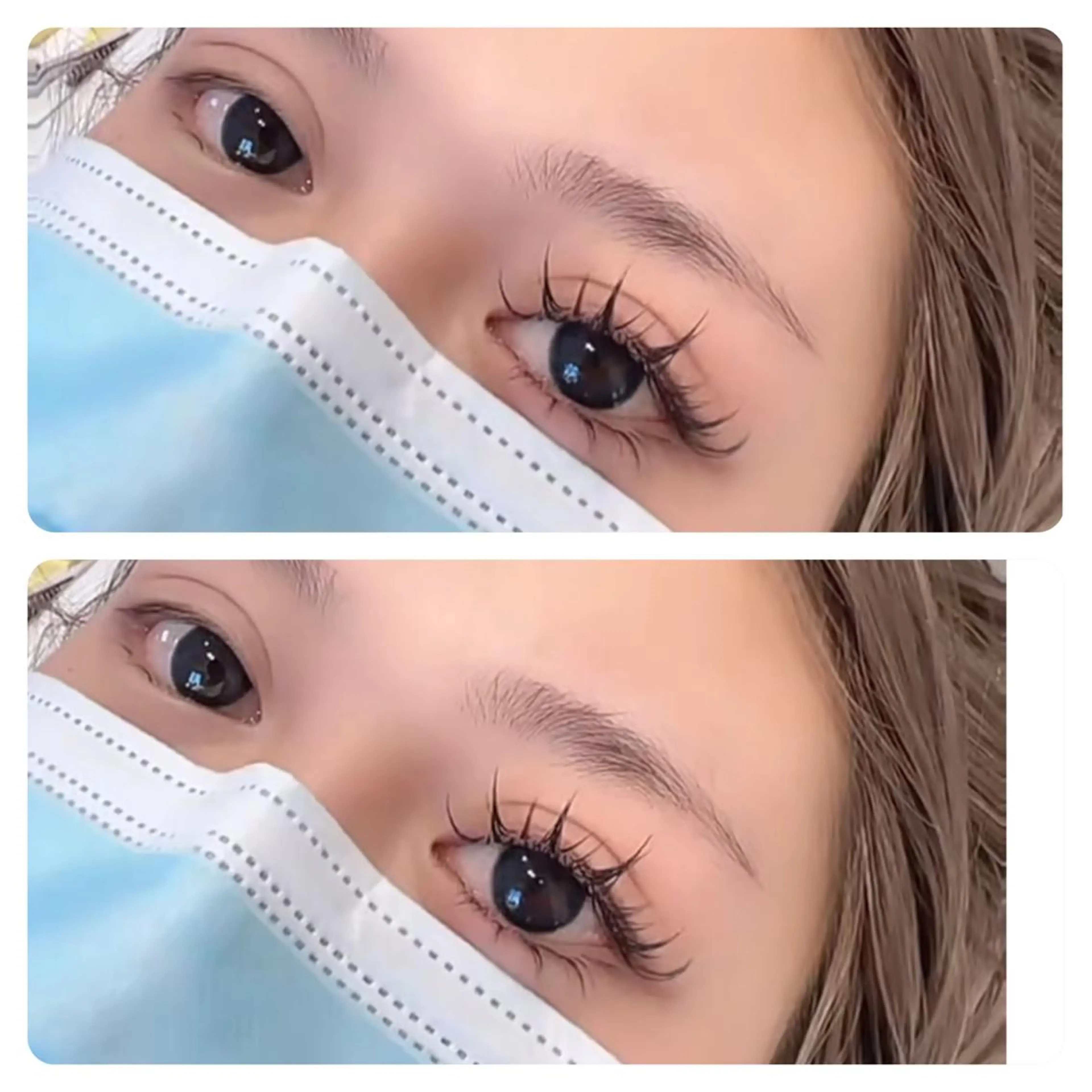 カラー パーマ ネイル マツエク・マツパ アイブロウ 神山 ビューティー・アイのマツエク・マツパデザイン