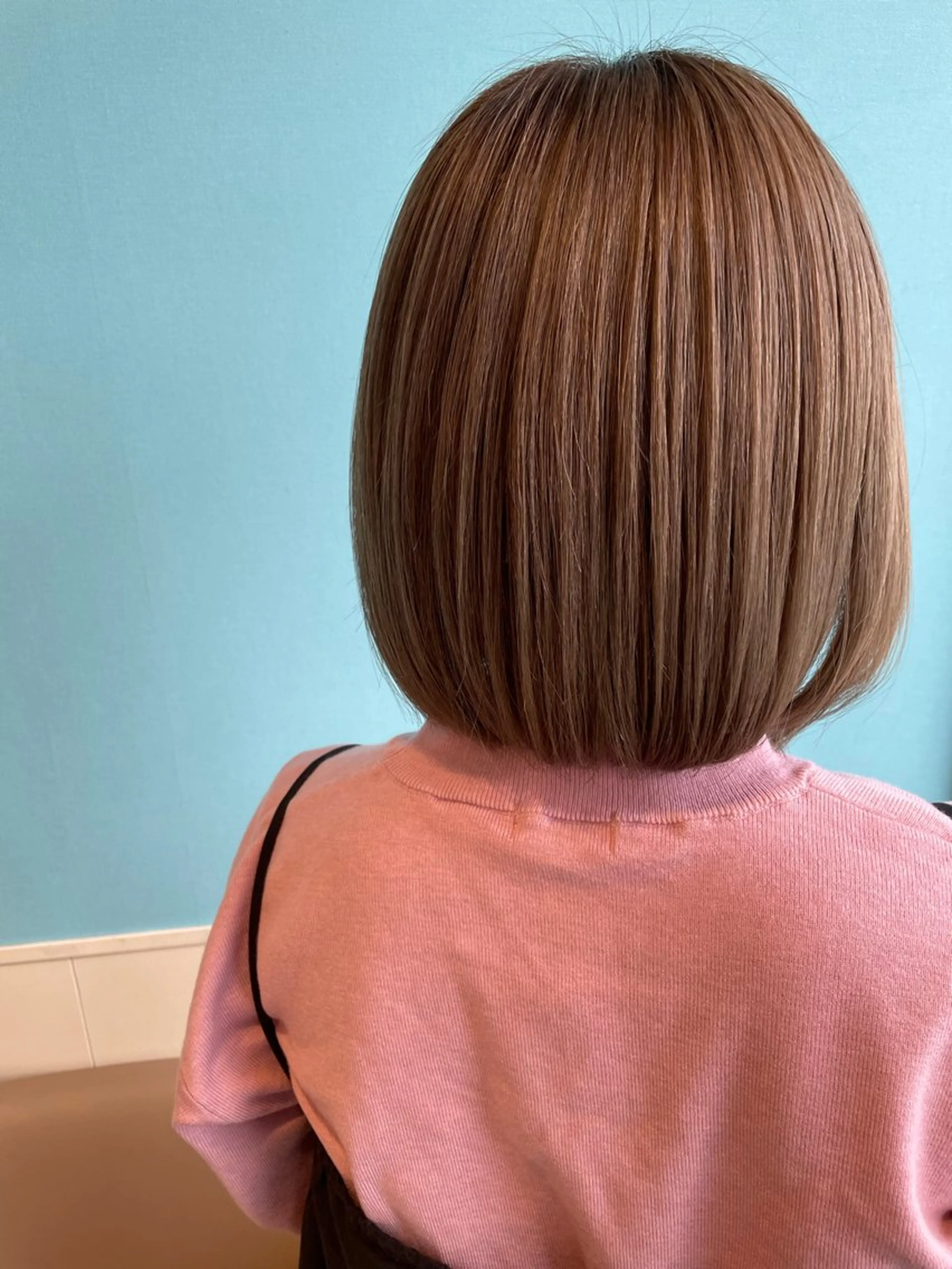 ミディアム カット ヘアカラー トリートメント 日置 大智のヘアスタイル