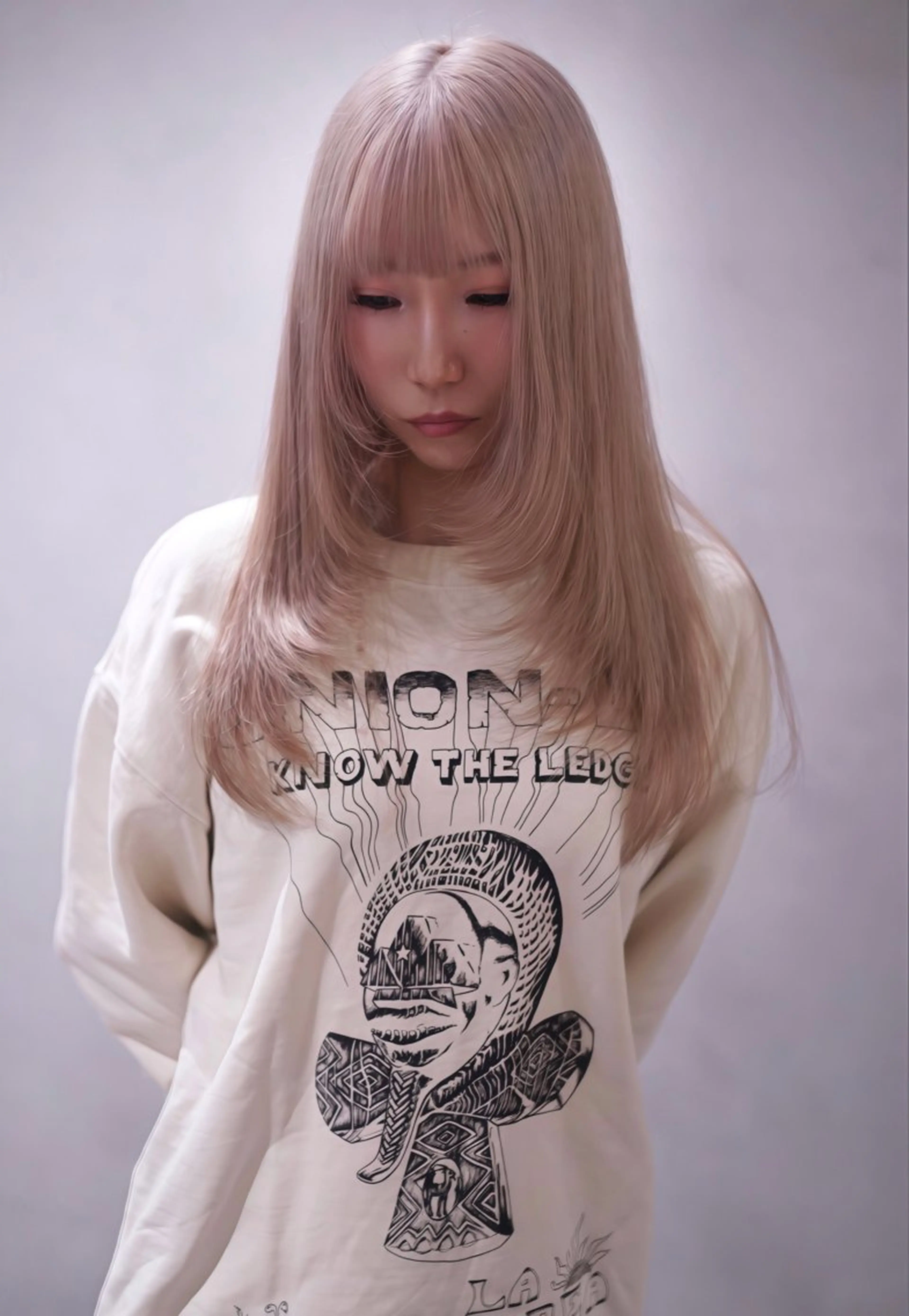 カラー カット ヘアカラー 河原 楓樹のヘアスタイル