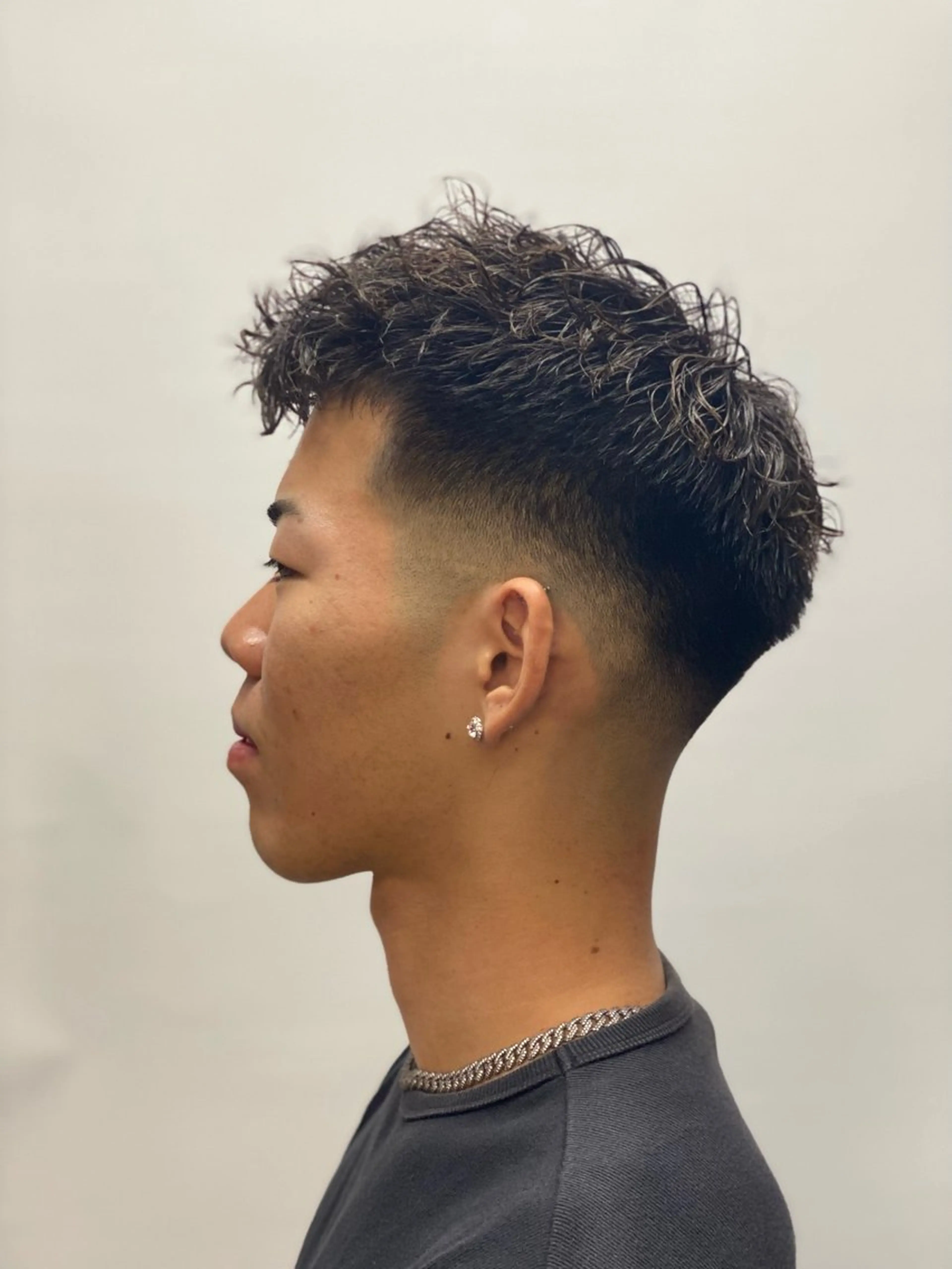 メンズ フェードカット スキンフェード 💈Hayate原宿 ／イージーパーマ💈のヘアスタイル