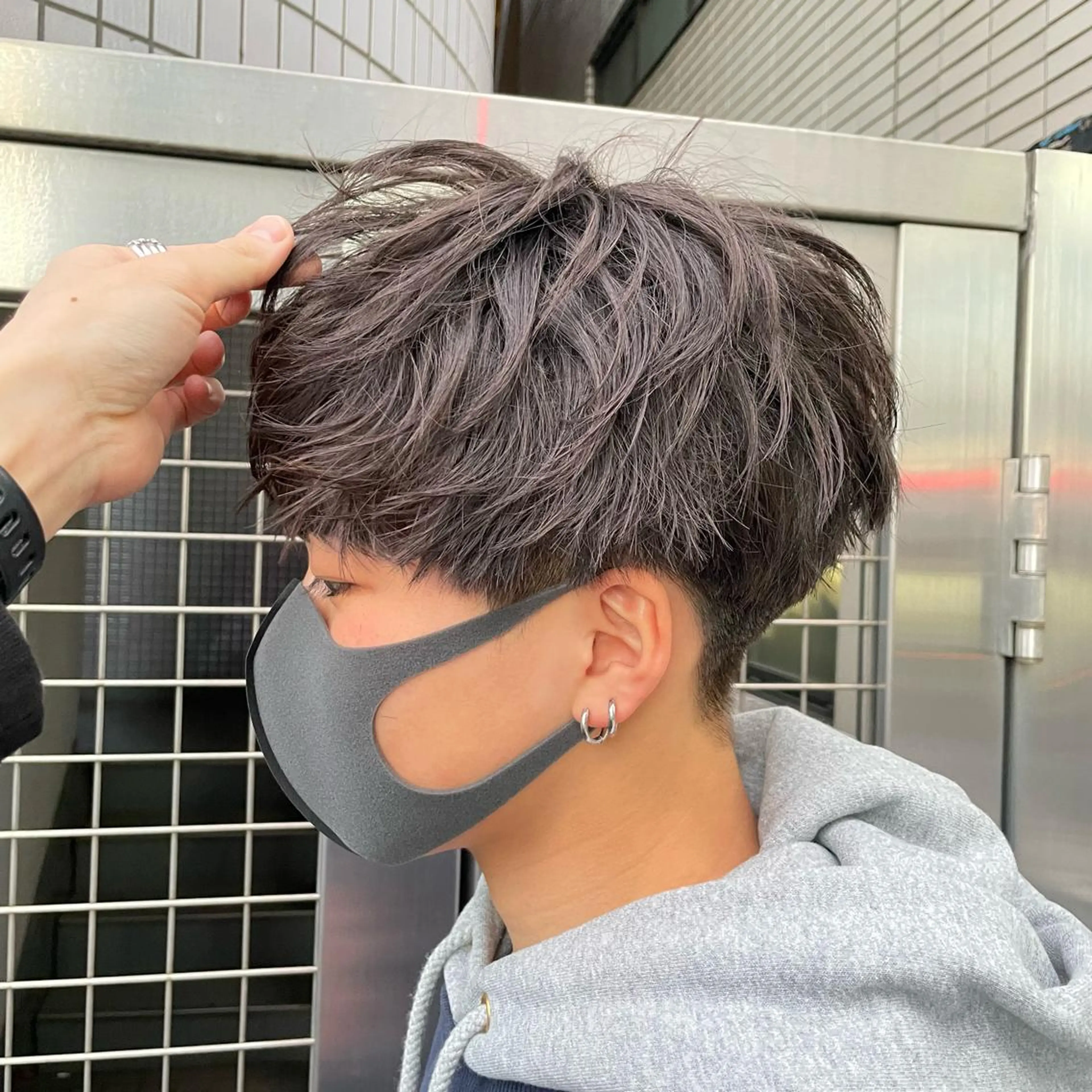 ショート パーマ メンズ カット パーマ 【メンズ縮毛矯正】 田中秀斗のヘアスタイル