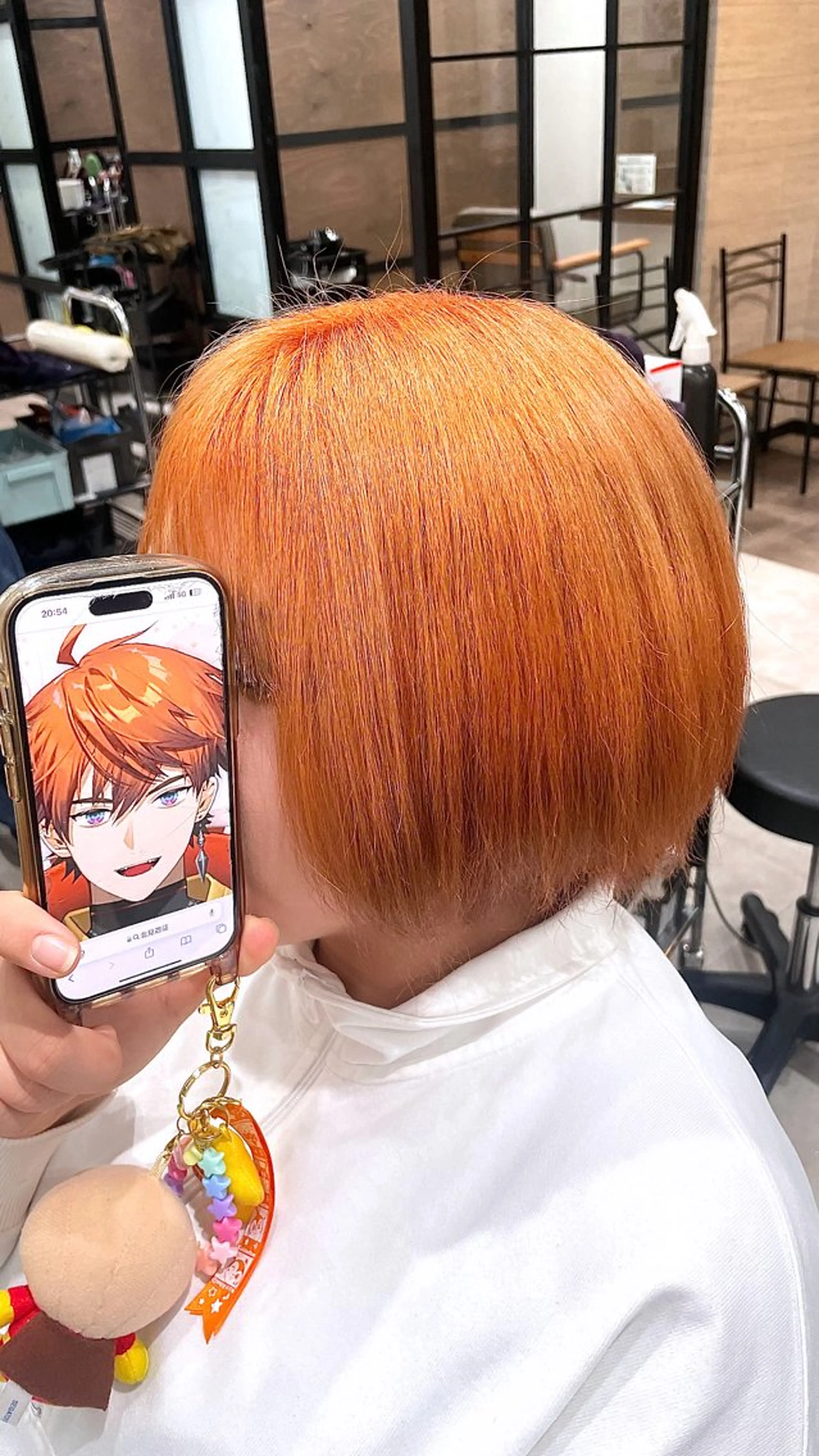 ショート ルナ🫐縮毛矯正 🫐髪質改善のヘアスタイル