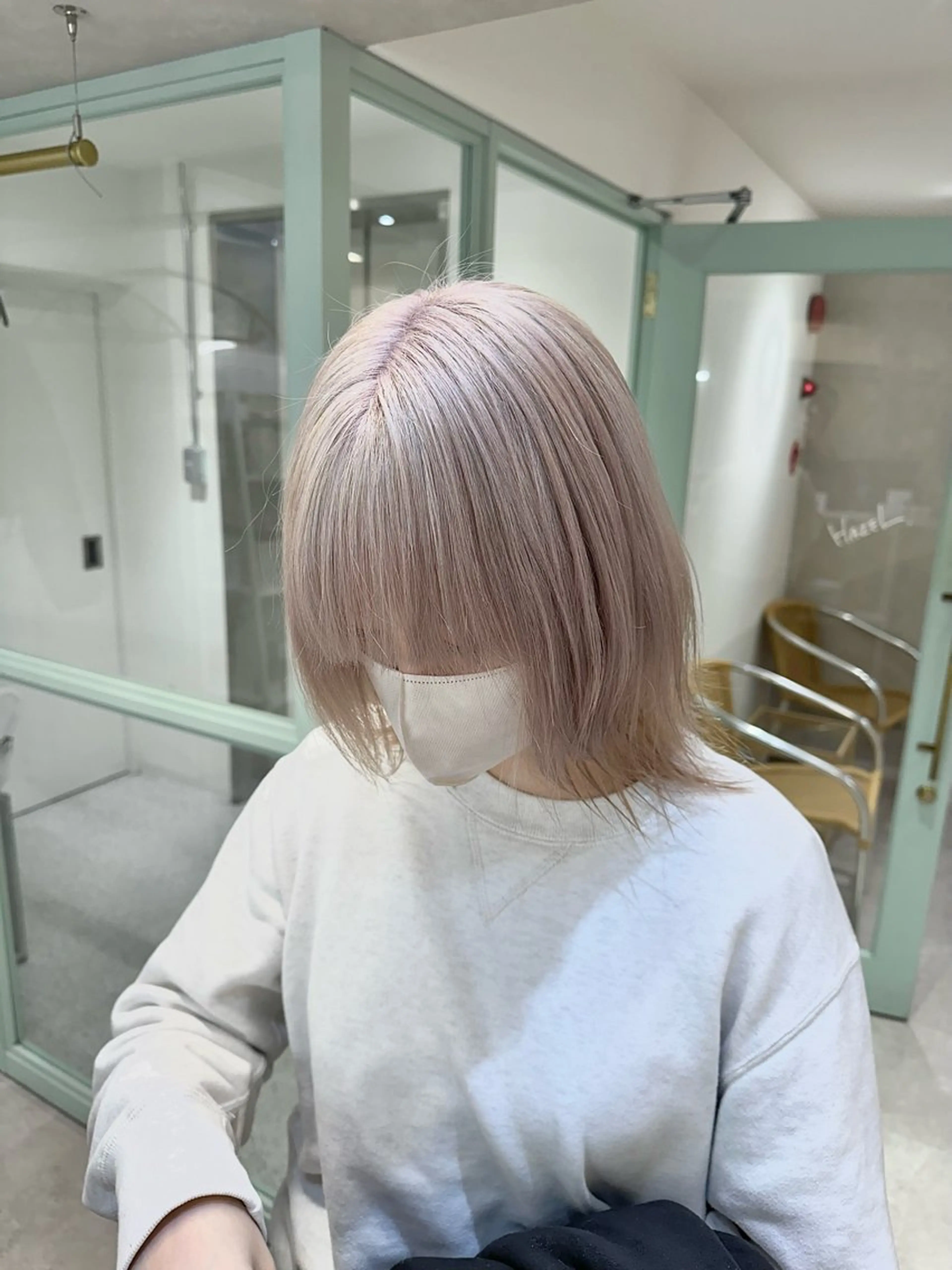 ミディアム カラー カット ヘアカラー トリートメント ケアブリーチ特化✨/ 艶カラー/エクステのヘアスタイル