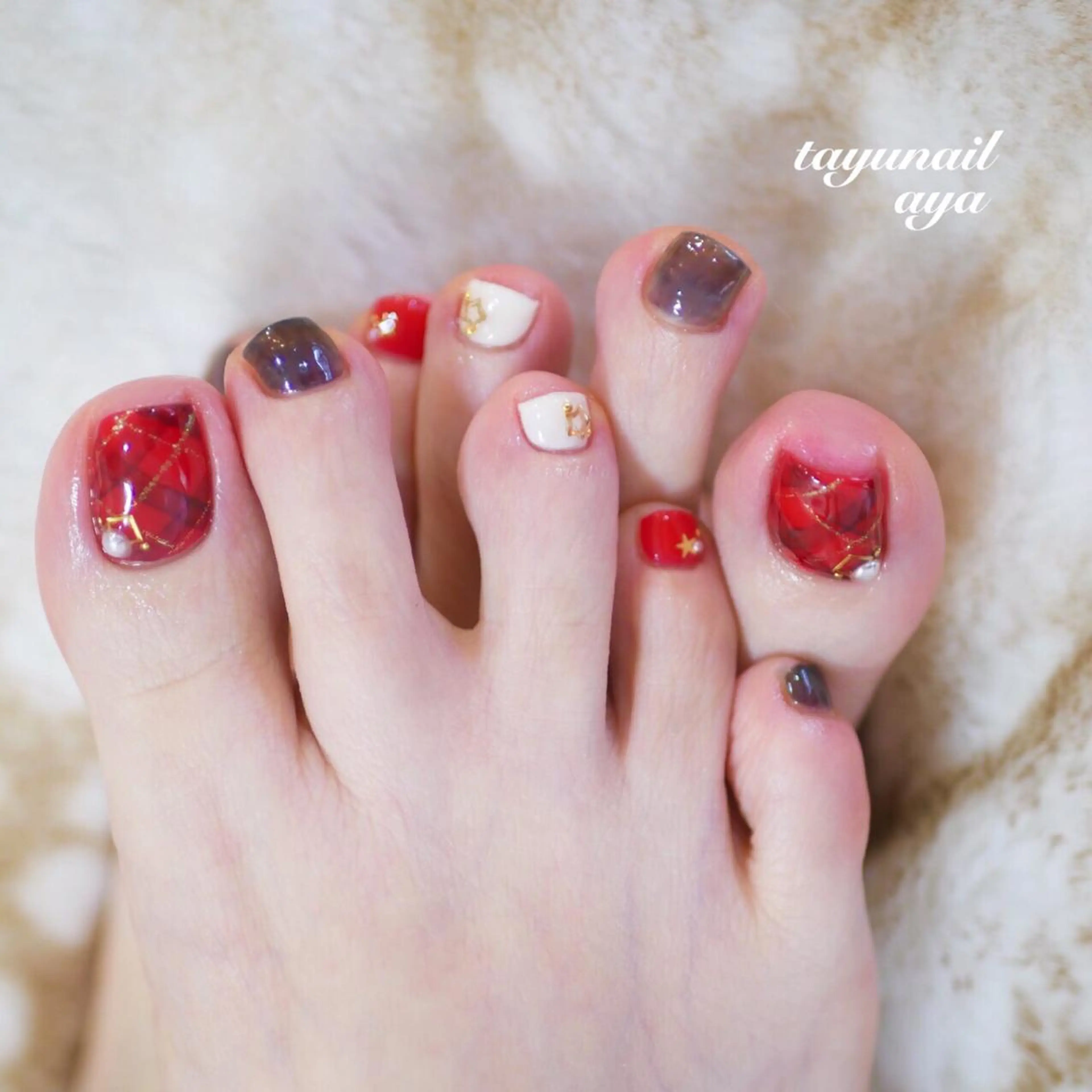 ネイル フットネイル ネイルサロン 【たゆnail】のネイルデザイン