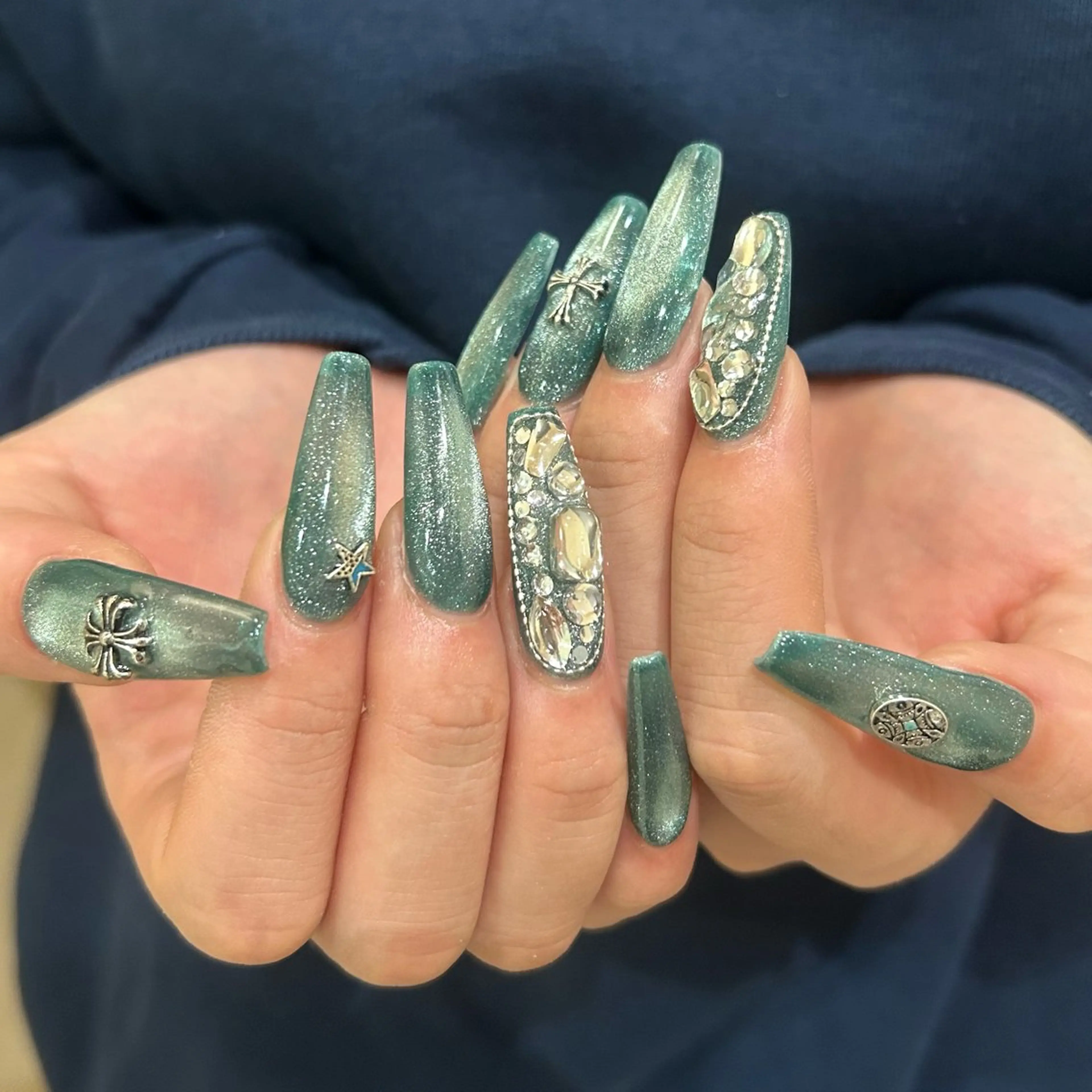 12日まで限定‼️‼️オフなし長さ出し10本➕ワンカラーのみ‎𓊆 フラッシュ&マグネット変更可 𓊇の写真