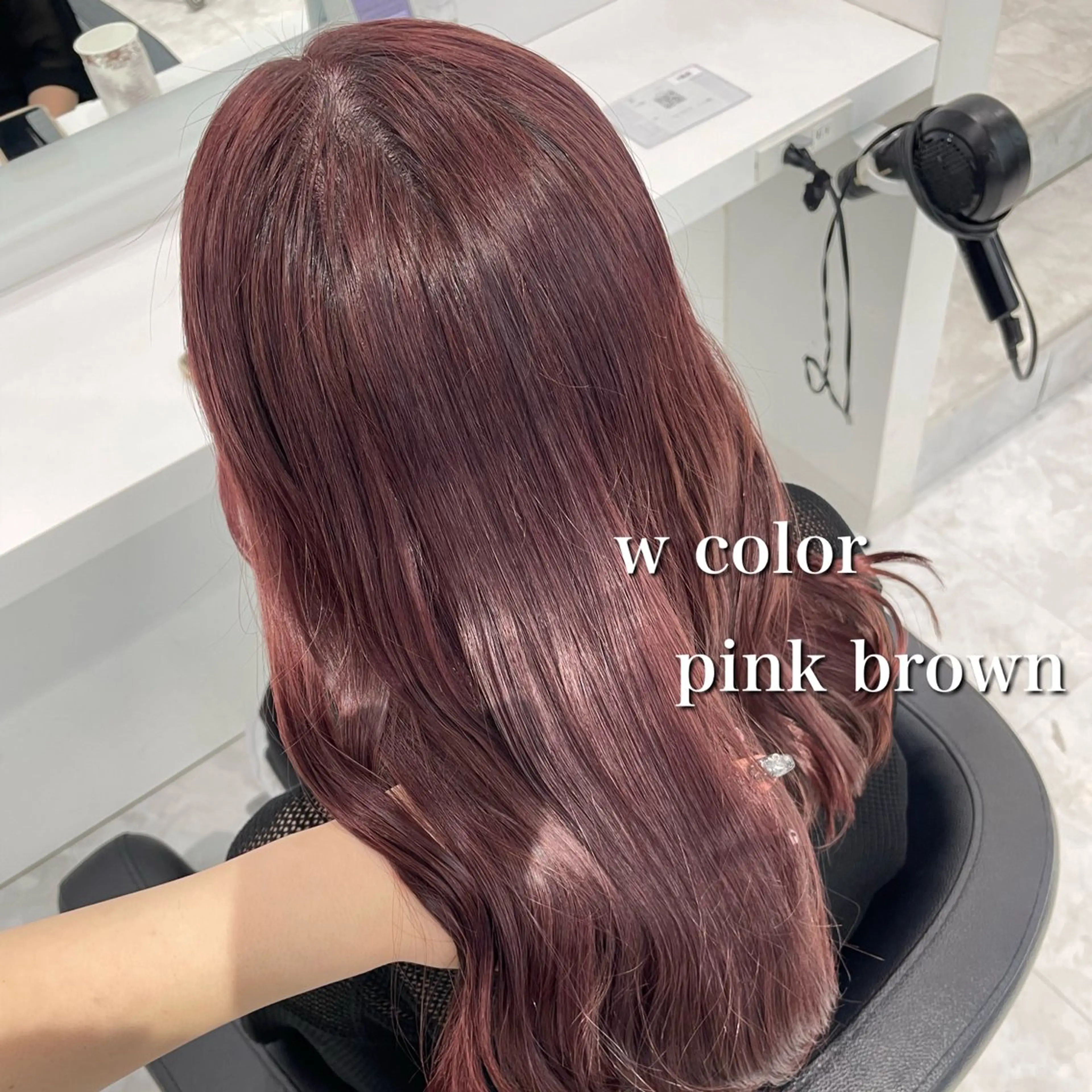 カラー 🤍ブリーチなし ブラウンhimi🤍のヘアスタイル