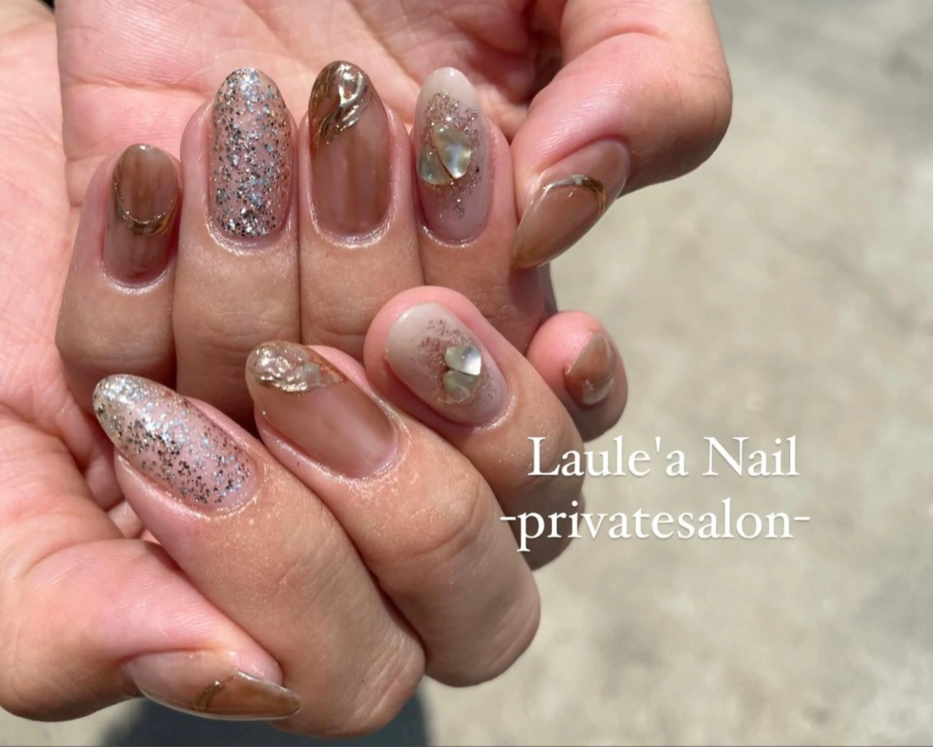 ミディアム ReAnc レアンシのネイルデザイン