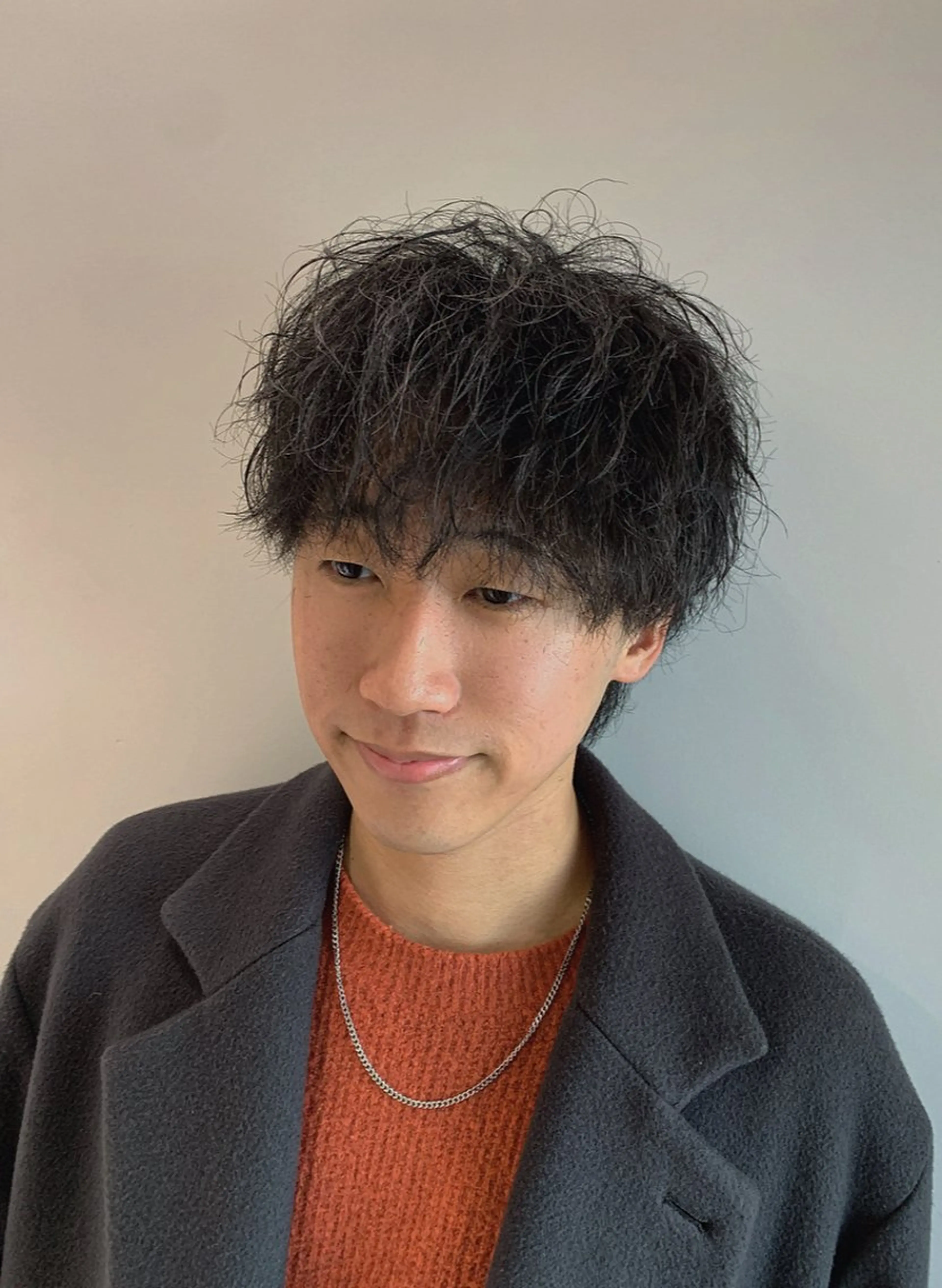 ショート パーマ メンズ [渋谷美容師] 玲弥のヘアスタイル