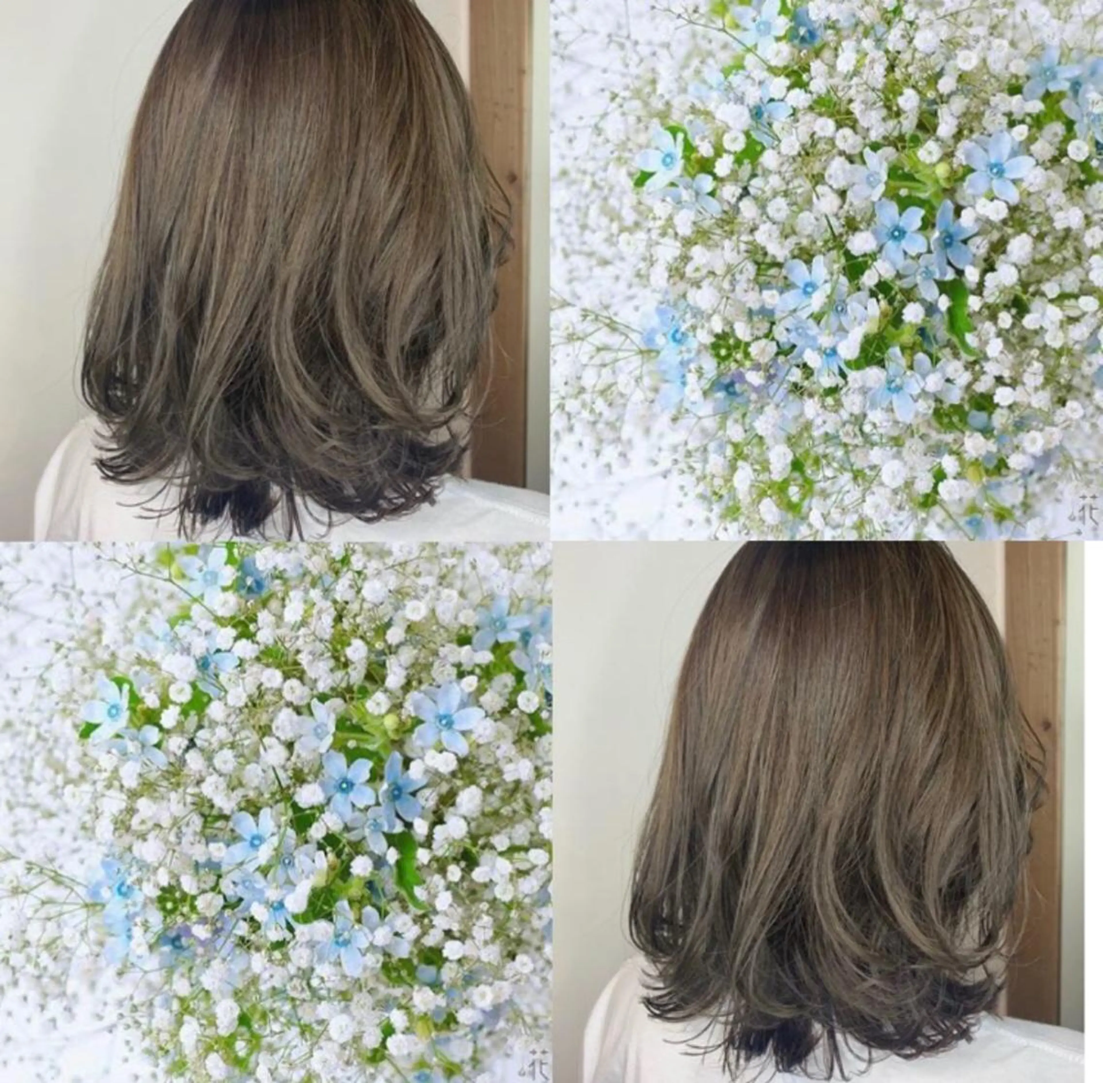 ミディアム 髪質改善 カラーJILLのヘアスタイル