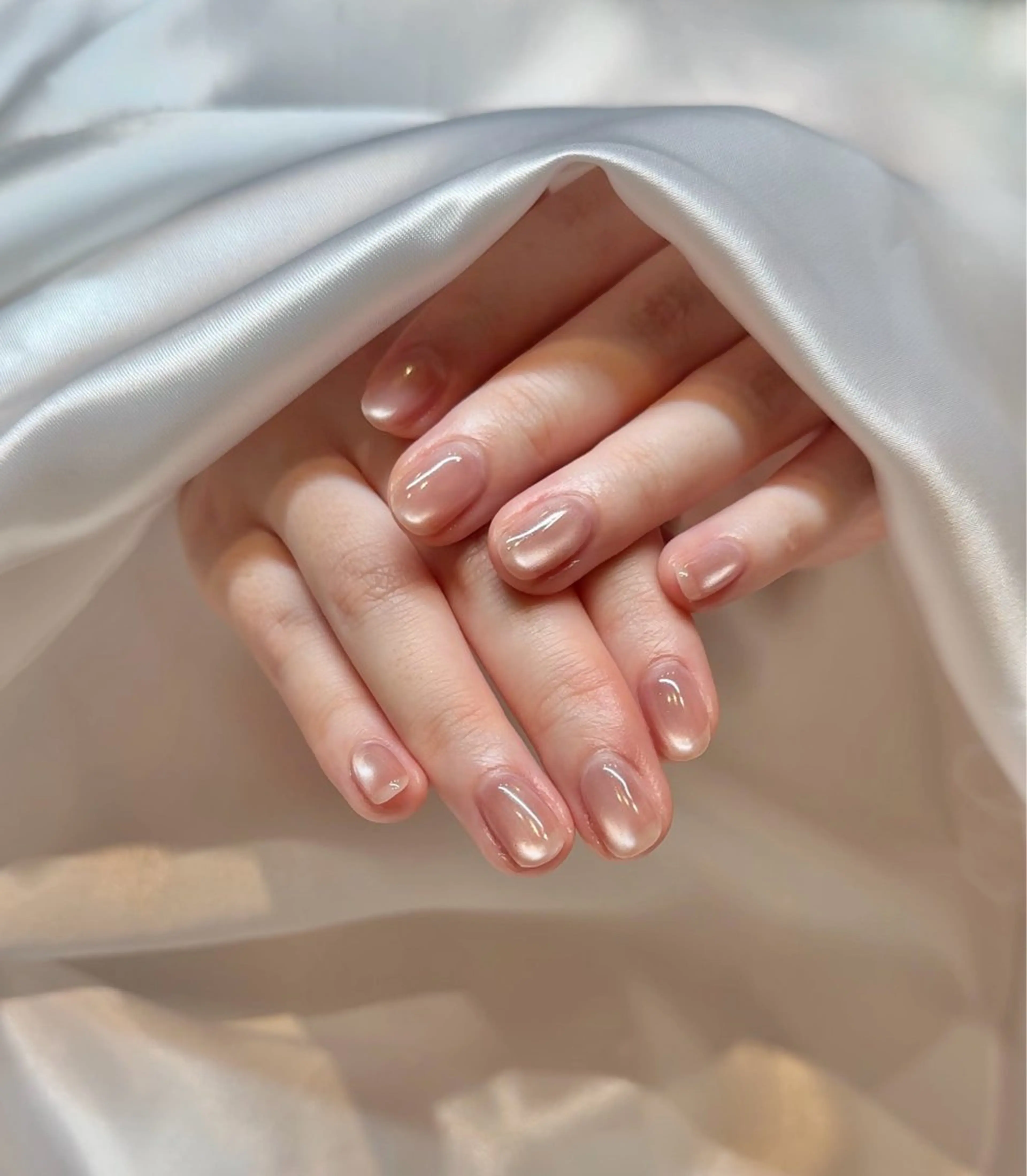 ネイル 氷ネイル・うるうるネイル ワンカラーネイル nail  LATTE所属・nail Latteのネイルデザイン