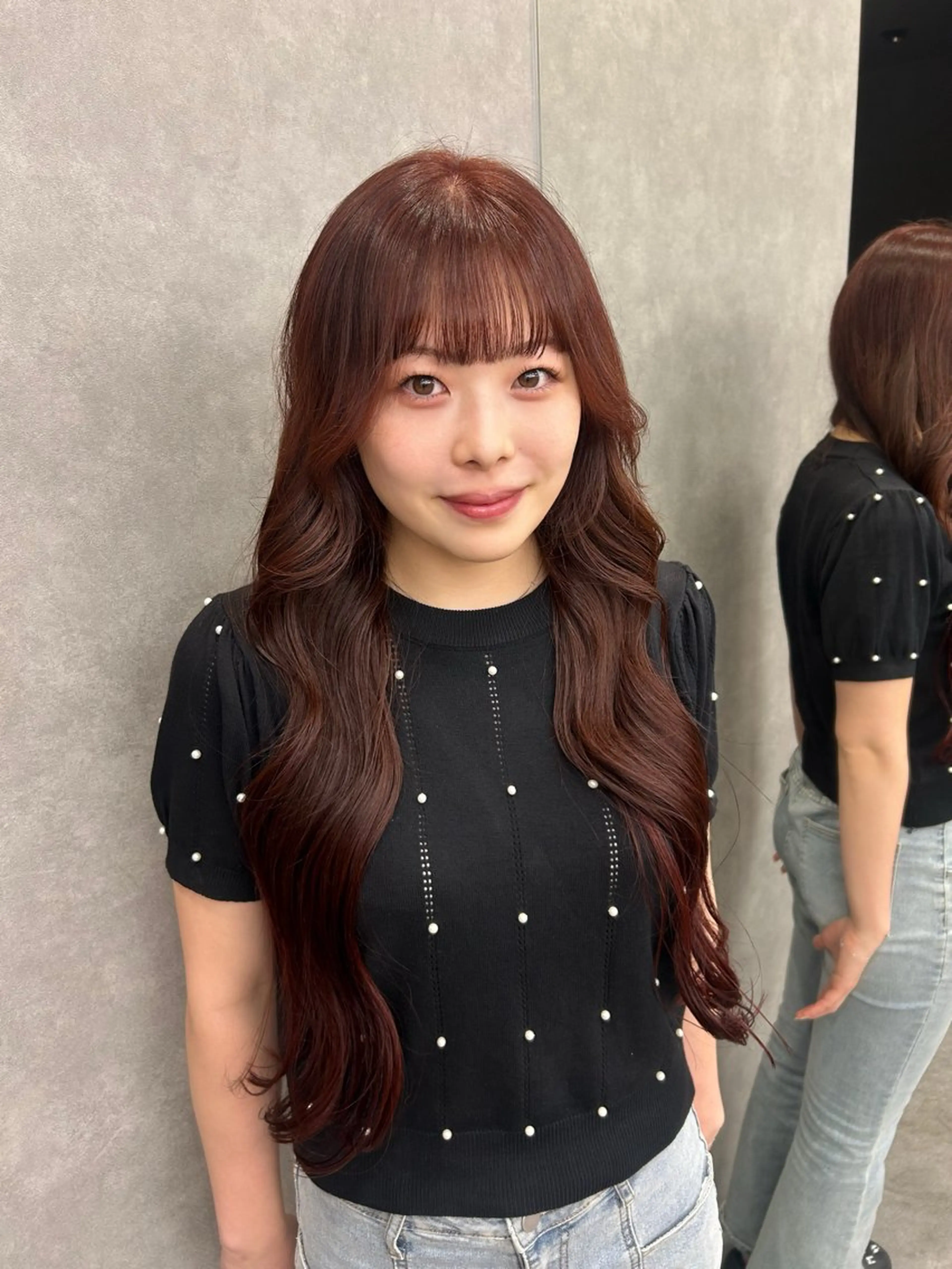 ロング カラー 艶カラー/艶髪矯正/ レイヤー/ひなき🎀のヘアスタイル