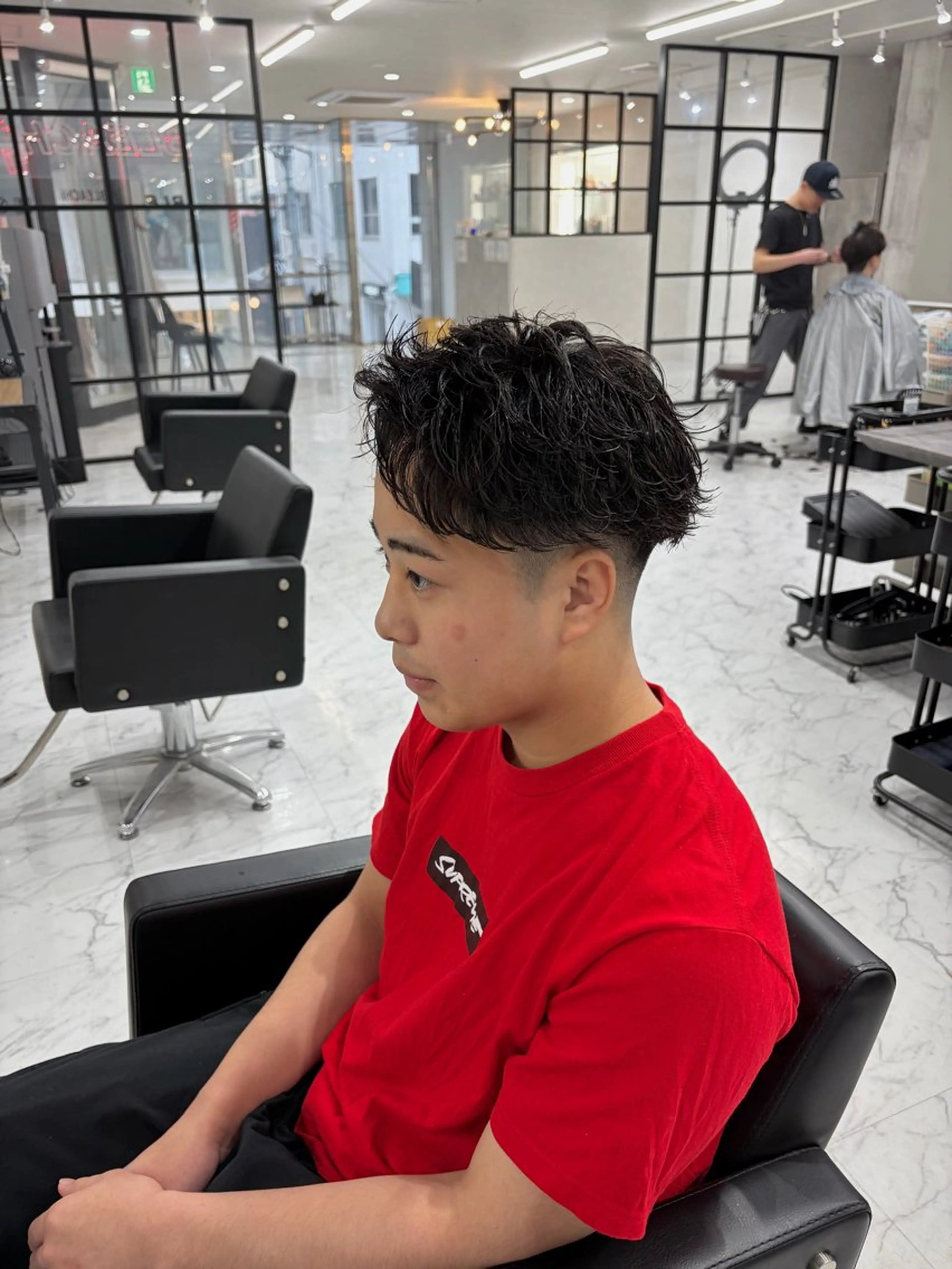ショート カット パーマ 木村 拓美のヘアスタイル