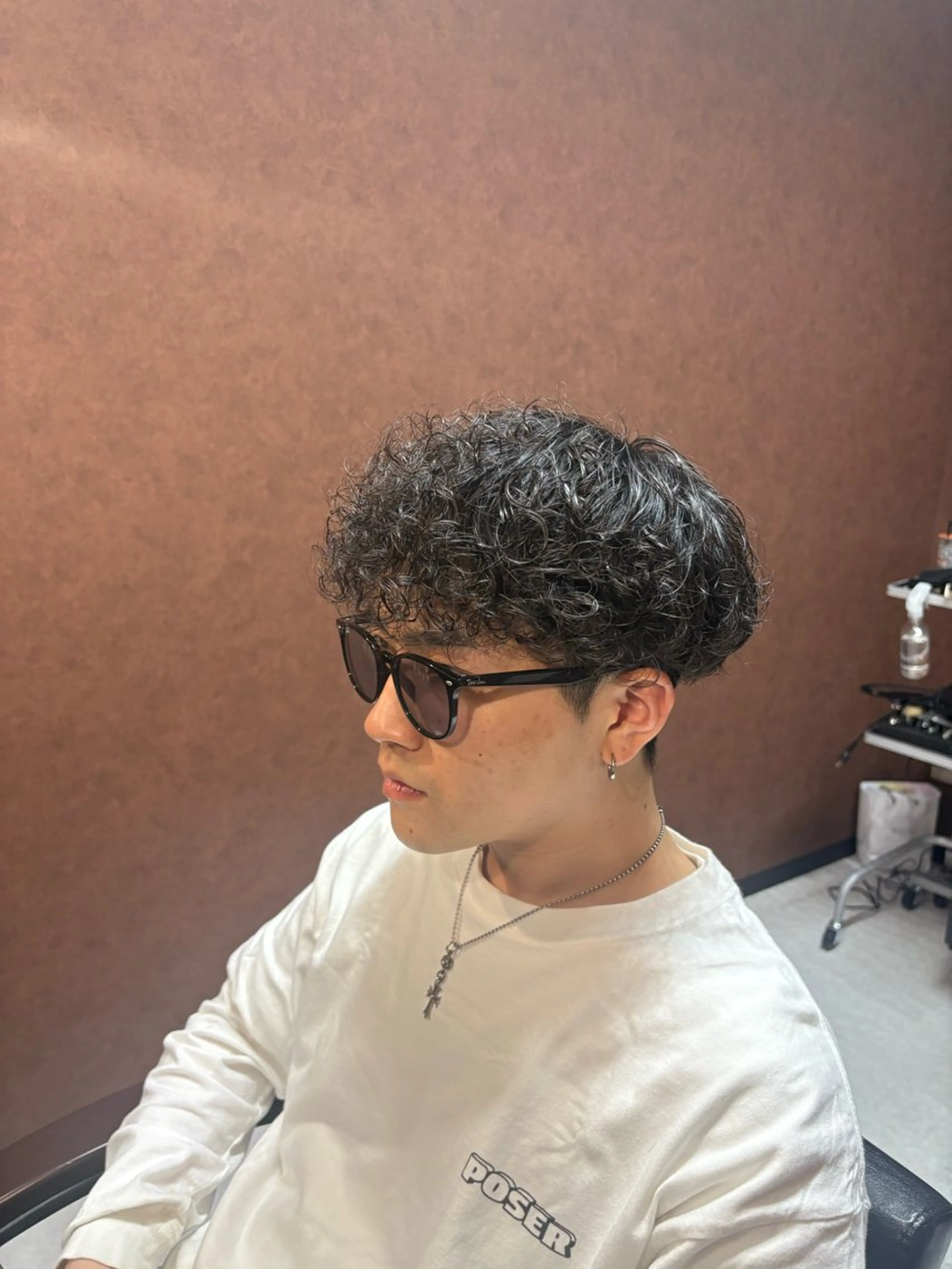 パーマ メンズ メンズパーマ プードルパーマ プードルパーマ カット パーマ メンズ特化 / Reiのヘアスタイル