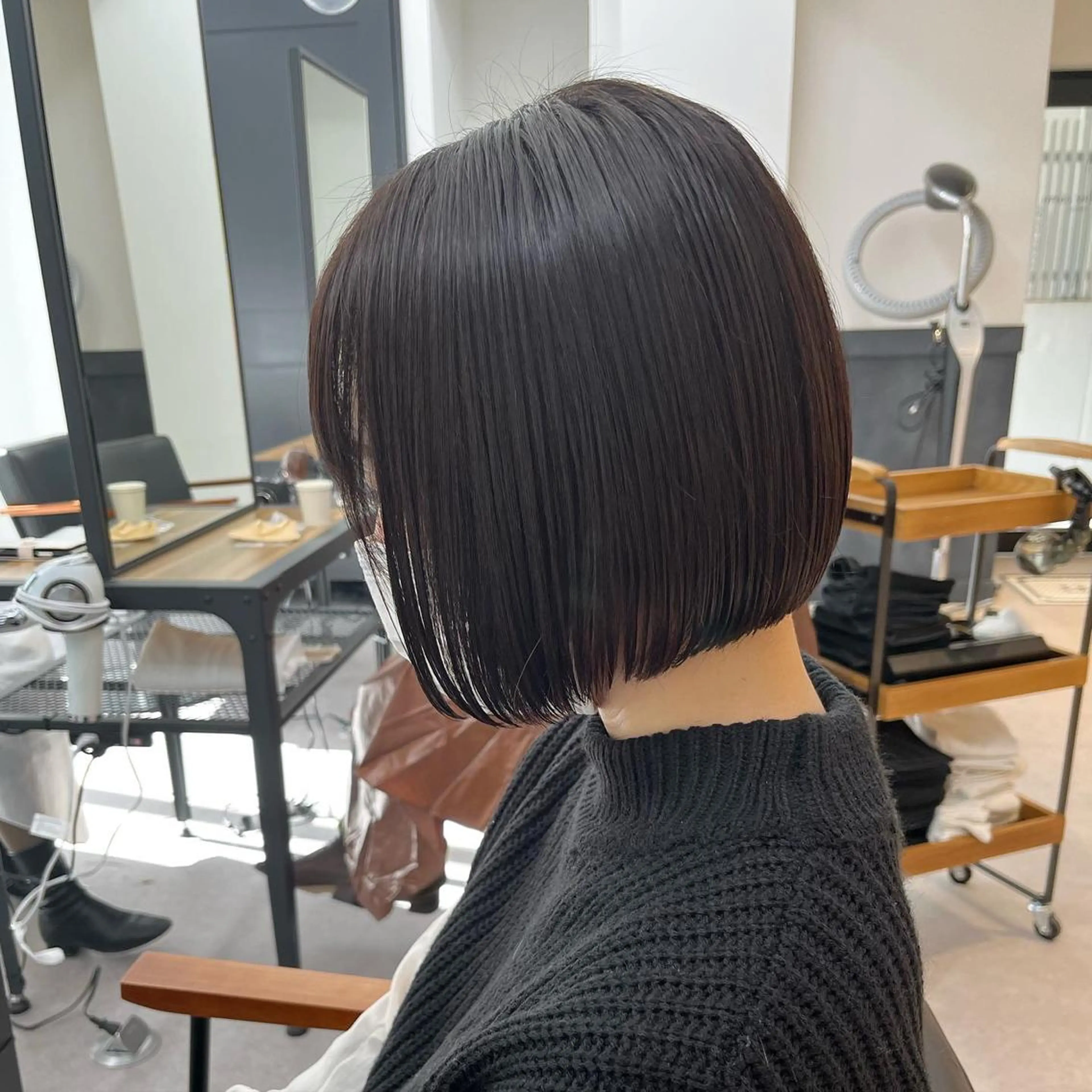 ショート カラー パーマ ヘアアレンジ メンズ キッズ ネイル マツエク・マツパ アイブロウ トリートメント 横浜Bob美容師🤎 ERINAのヘアスタイル