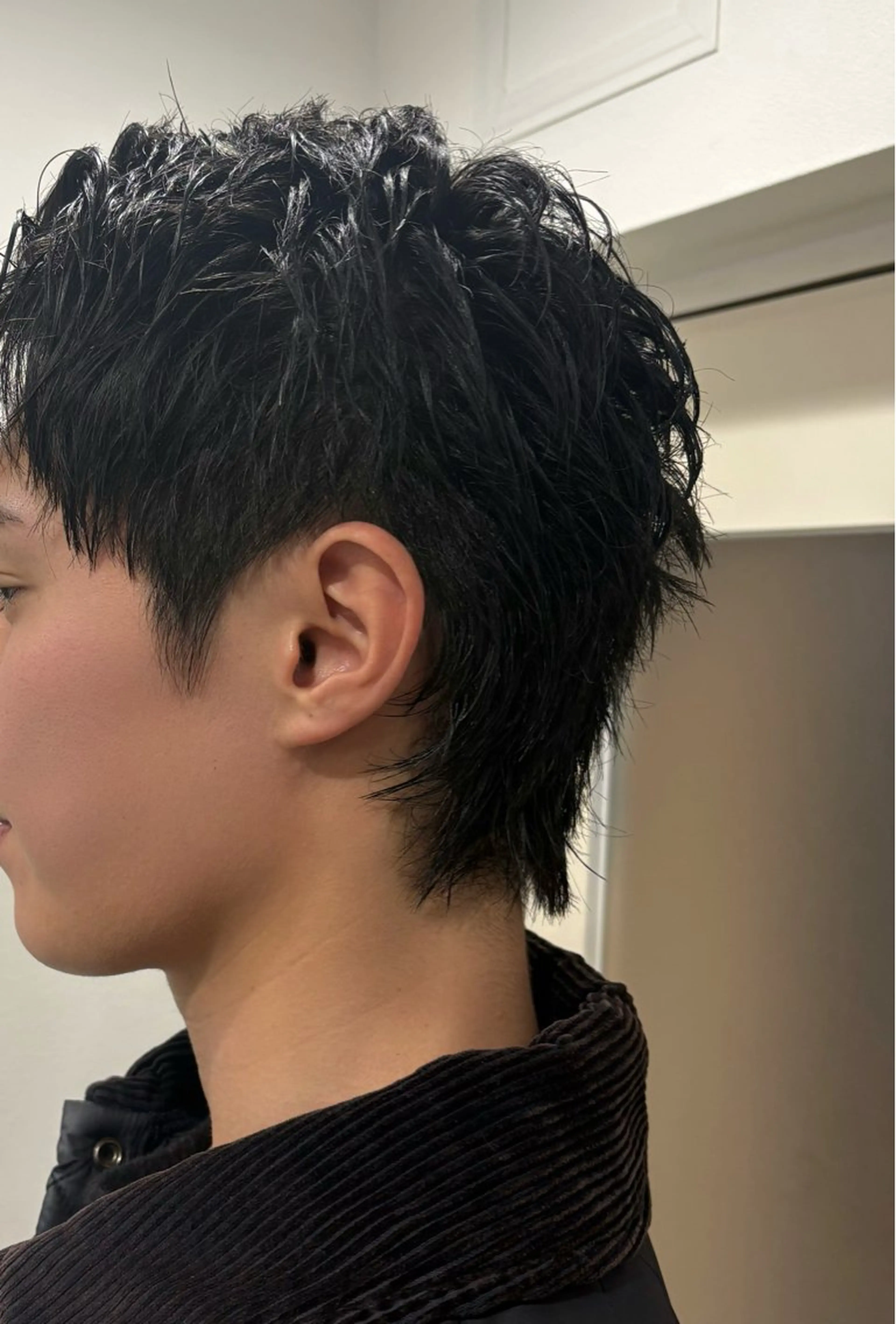 メンズ カット ベージュ、ブラウン ／ボブ　ユミのヘアスタイル