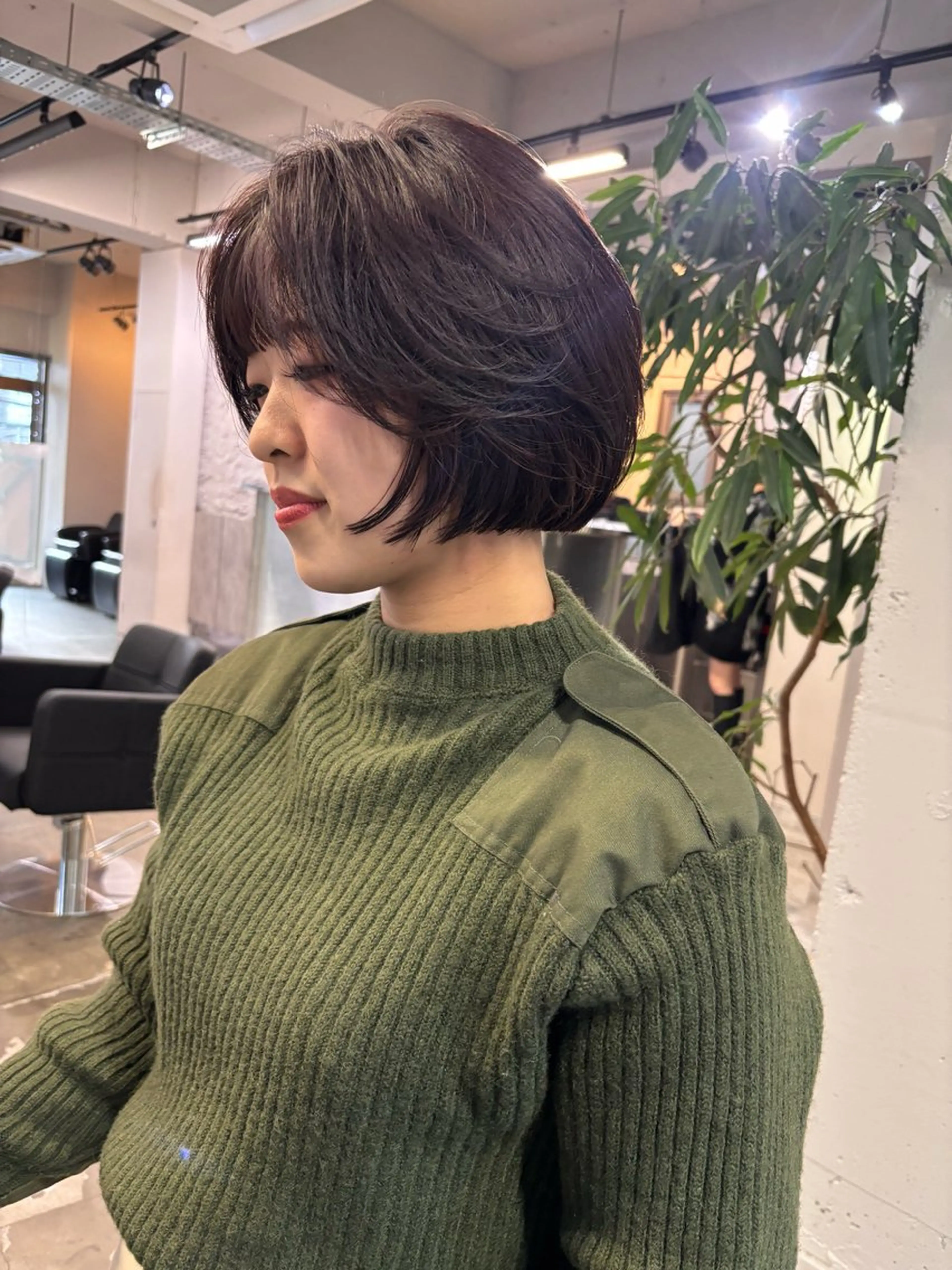ショート カラー カット ヘアカラー ボブとパーマの達人 /美容室難民の方是非のヘアスタイル