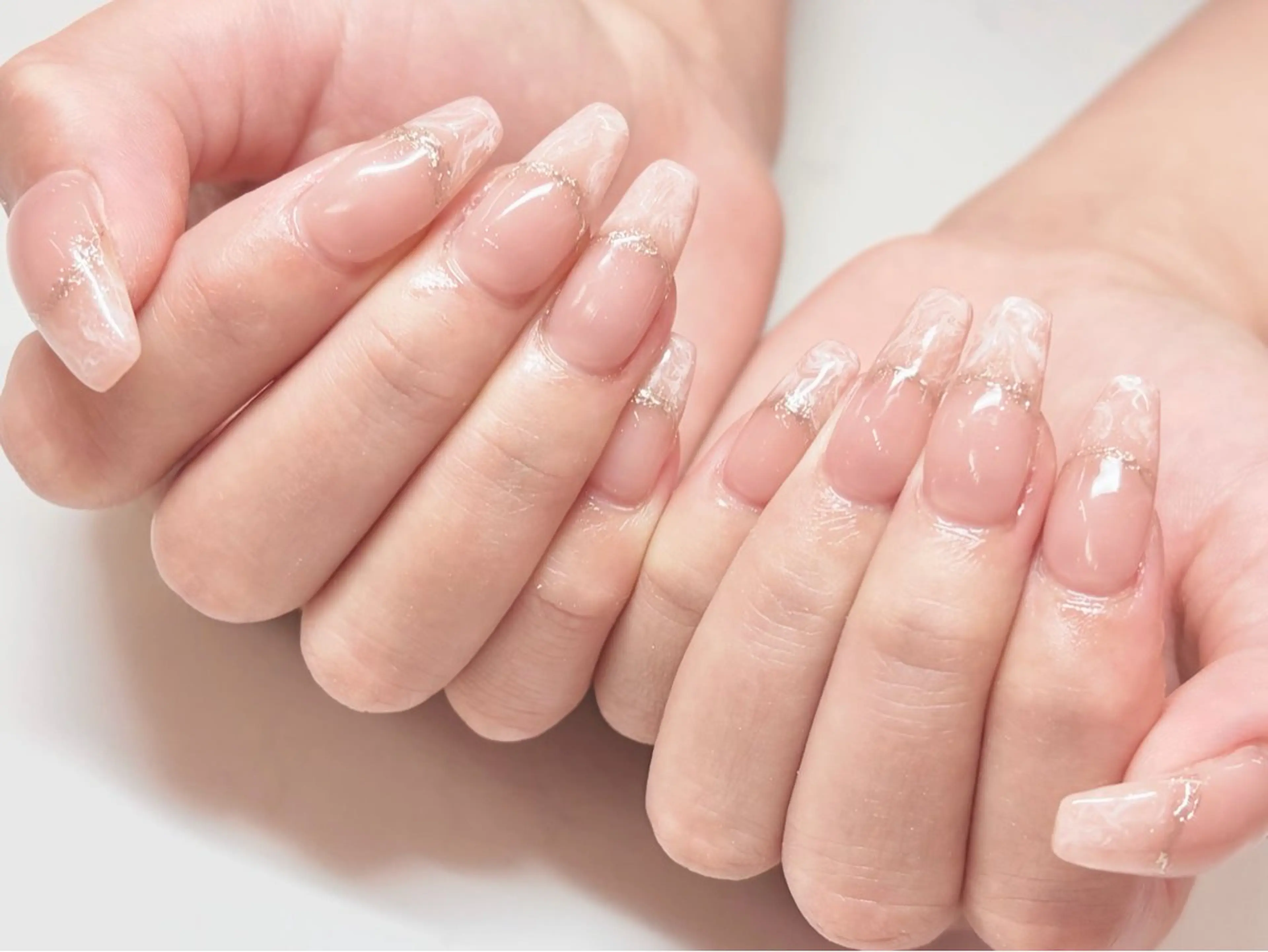 ネイル 持ち込み ニュアンスネイル ワンホンネイル La.Kuu横浜店 Murayamaのネイルデザイン
