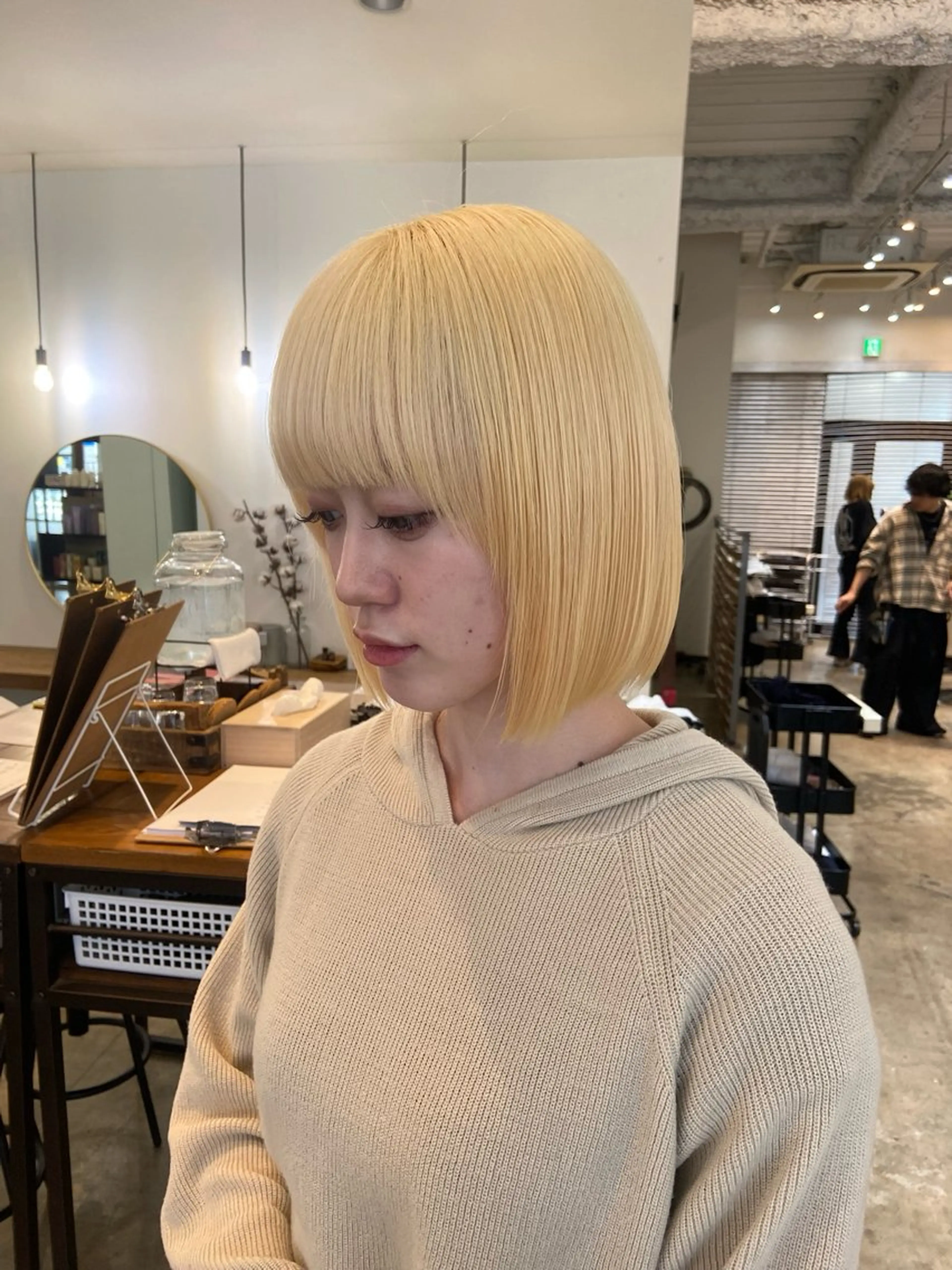 カラー ブロンド ヘアカラー miku 🫧のヘアスタイル