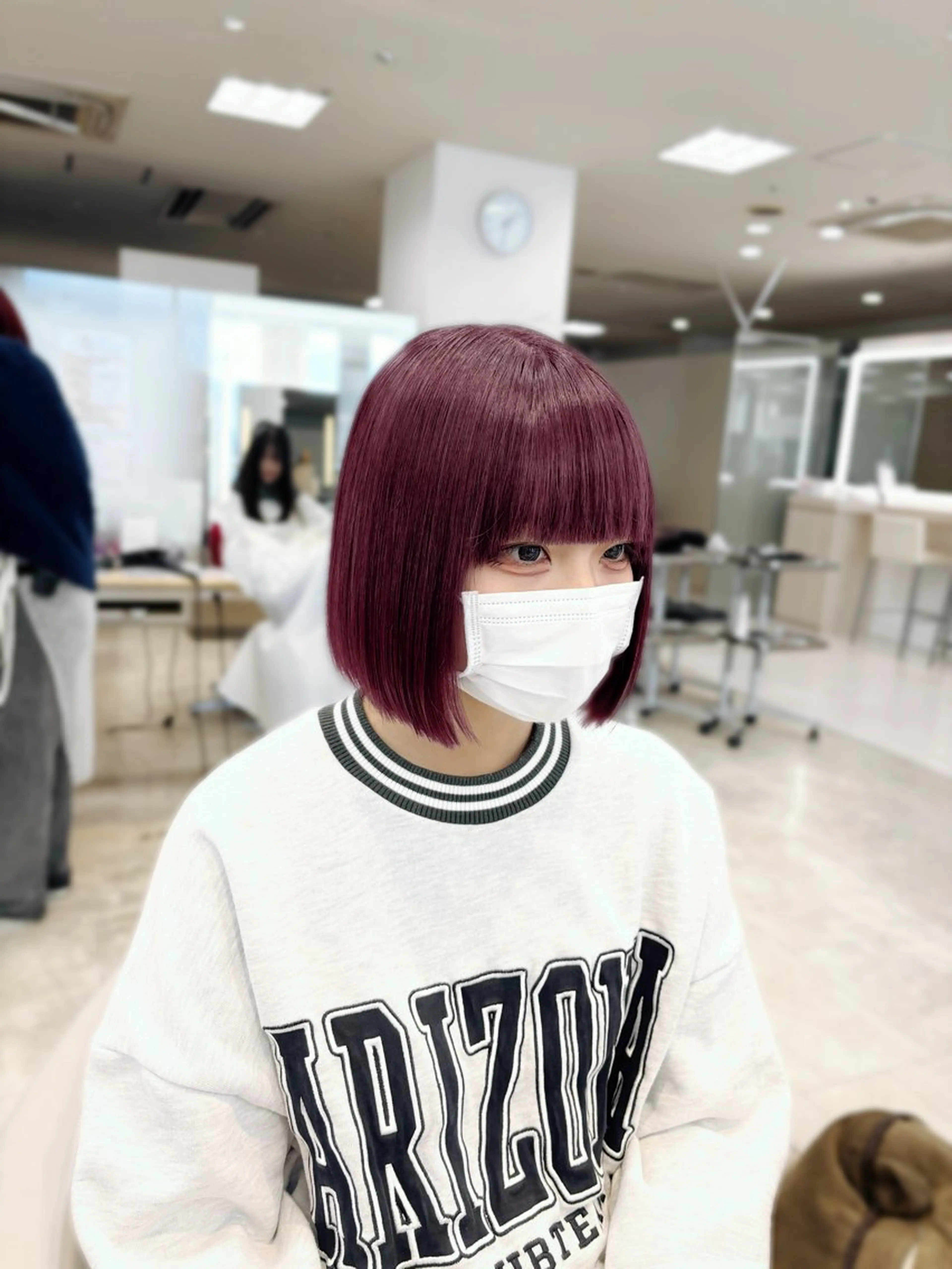 ショート カラー カット ヘアカラー 推し活/韓国/ブリー チカラーminamiのヘアスタイル