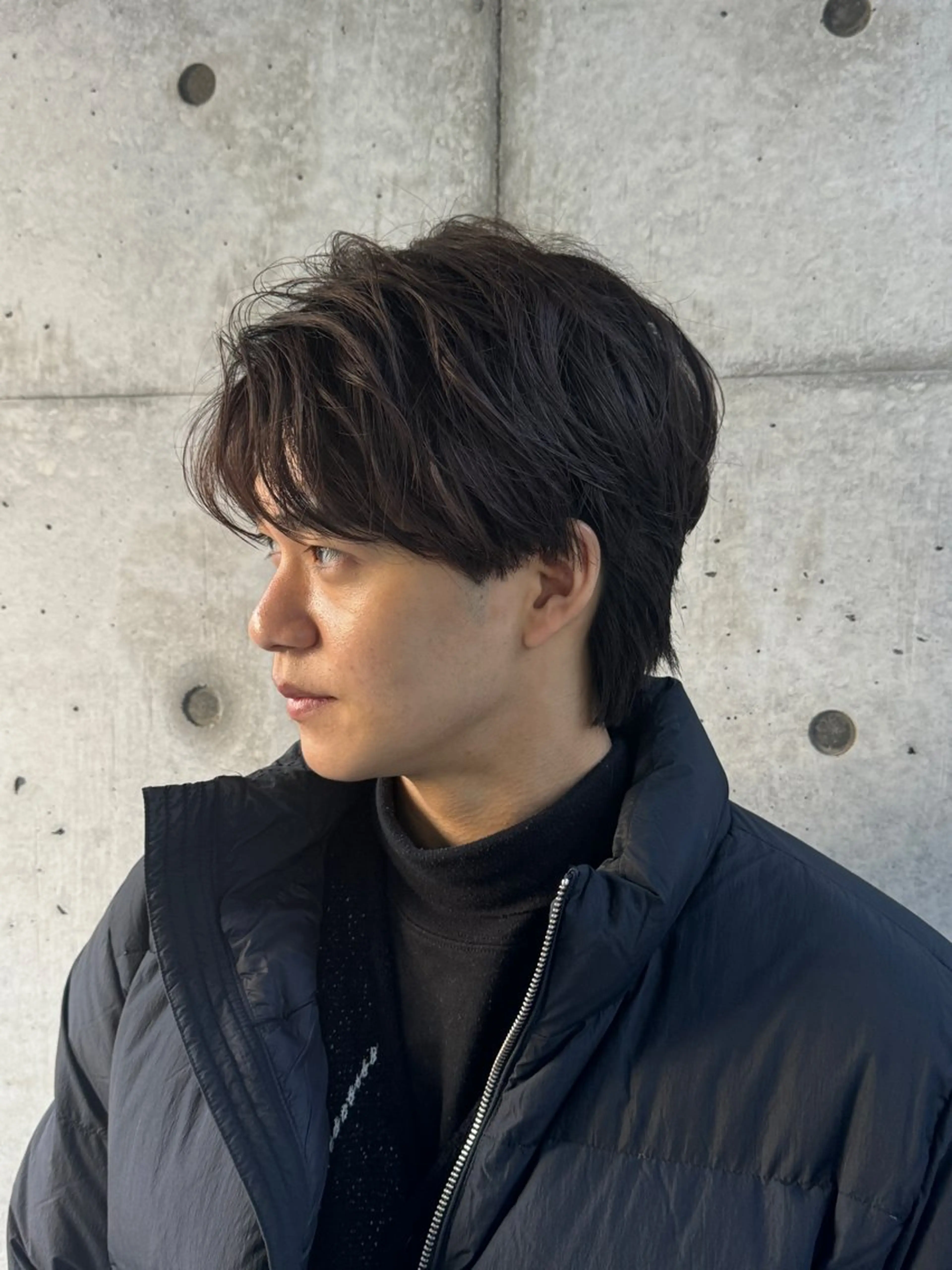 ショート メンズ ビジネス カット パーマ メンズ特化酒井翔太 /メンズカット/名駅のヘアスタイル