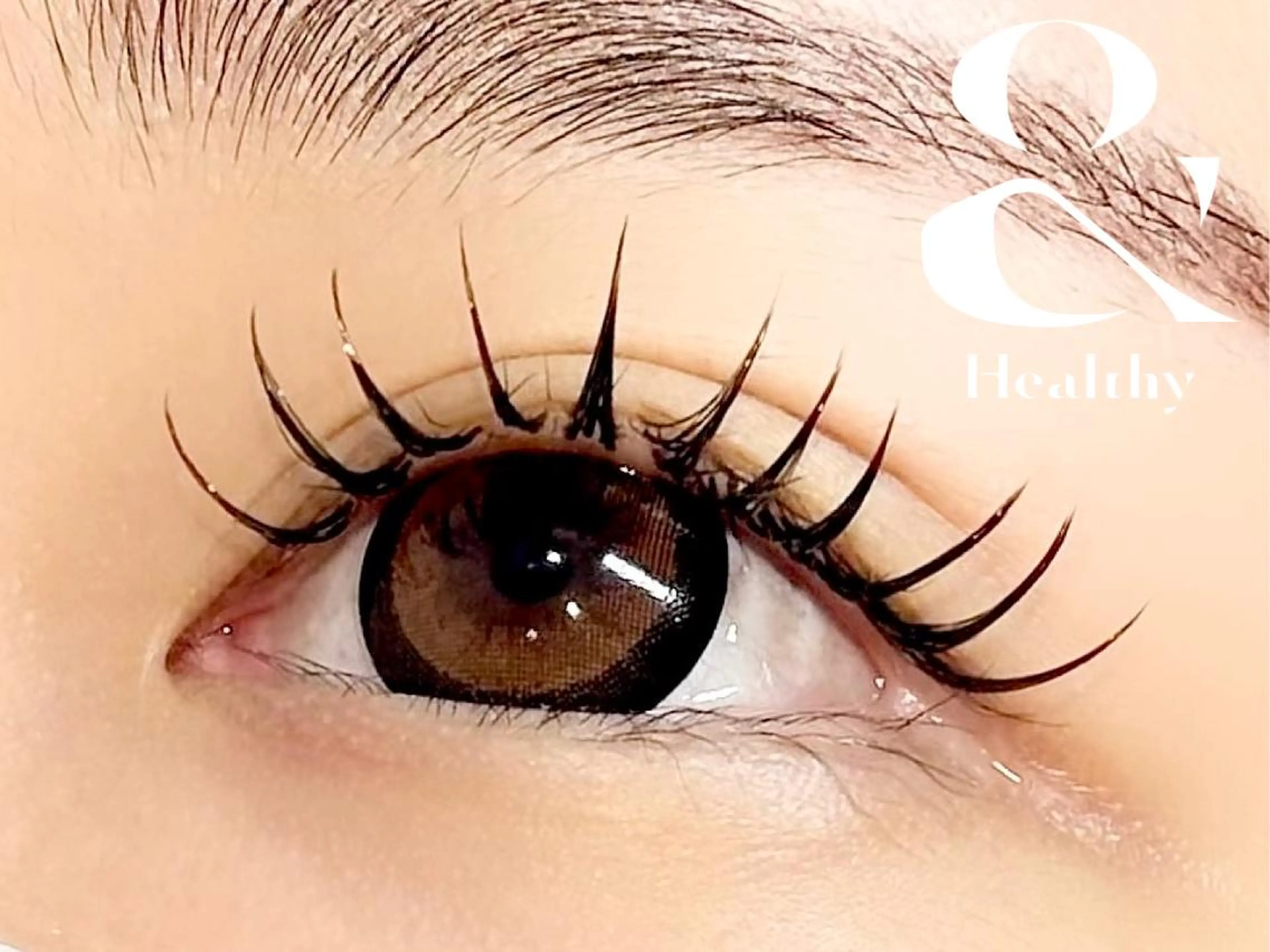 【&Healthy/アンドヘルシー】エクステxパーマ(エクパ)☆フラット120本☆の写真